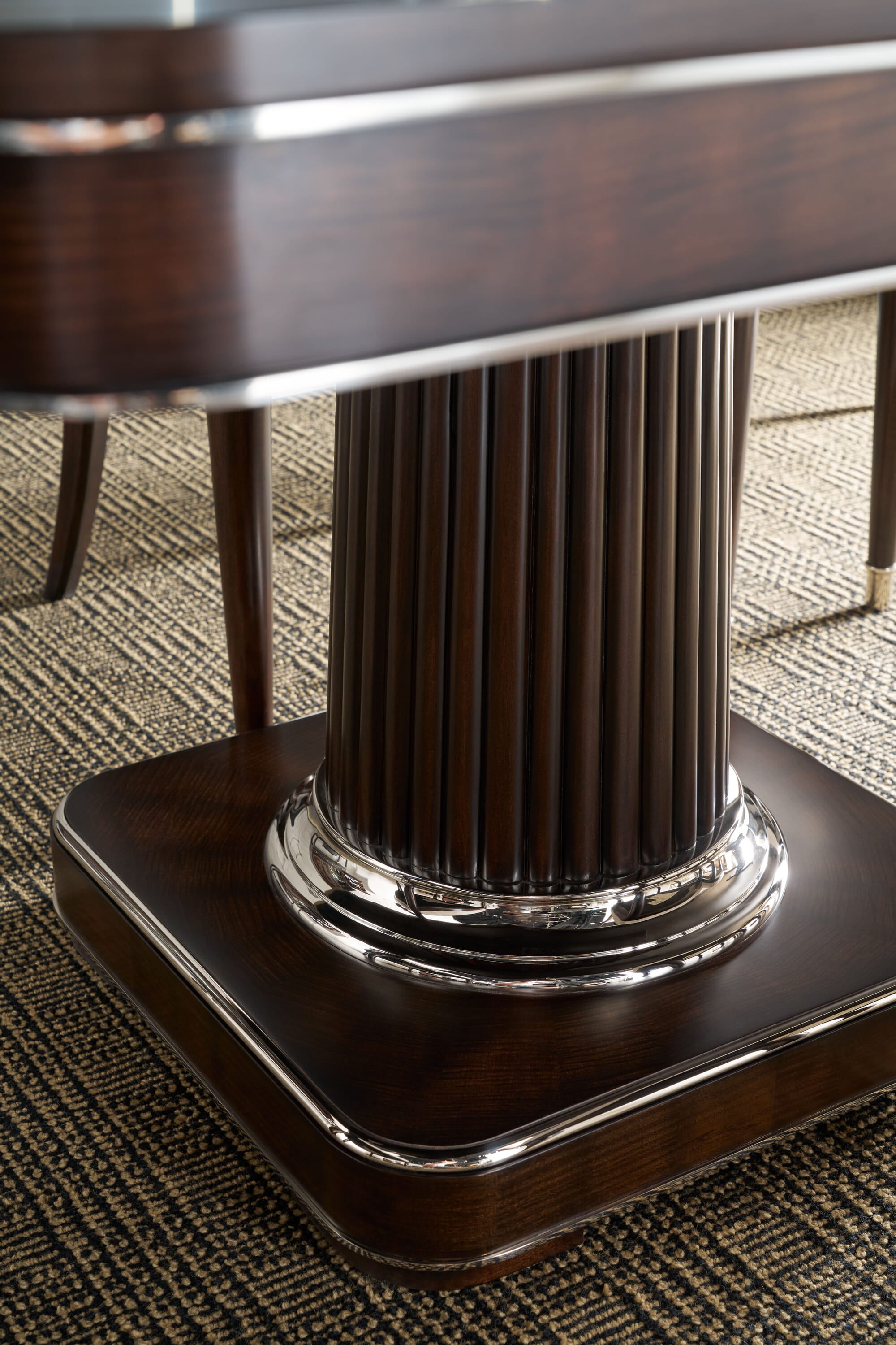 Spencer London Extension Dining Table – Rectangular & Oval Dining Table by Theodore Alexander | Sutter & Vale