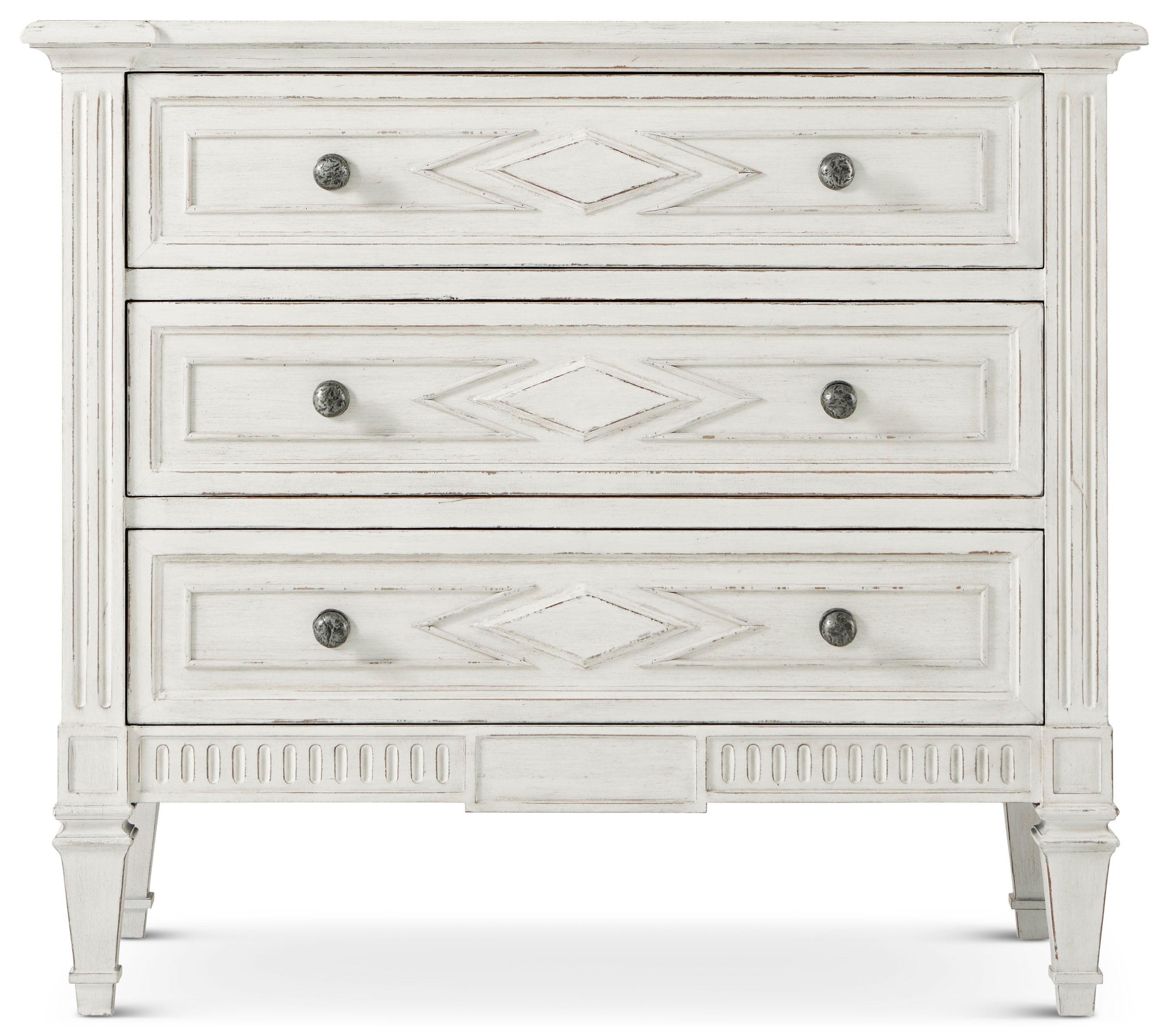 The Orval Chest of Drawers in Beech, Maple Veneer, Aluminium - Theodore Alexander