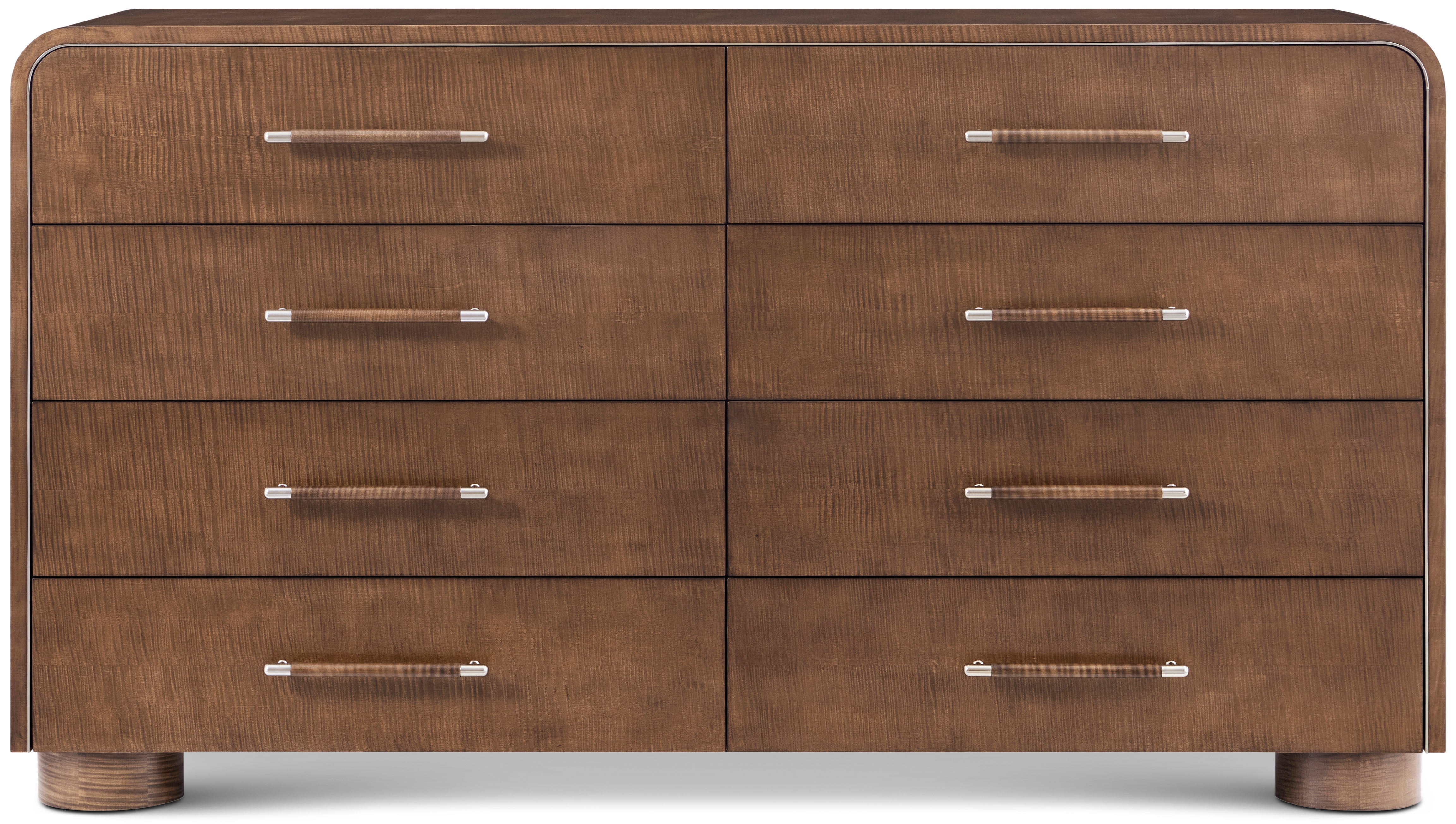 Origins Dresser II in VCF1853_Landmark_MCF577.B_Starlight / Maple Veneer, Sycamore Veneer, Brass - Theodore Alexander