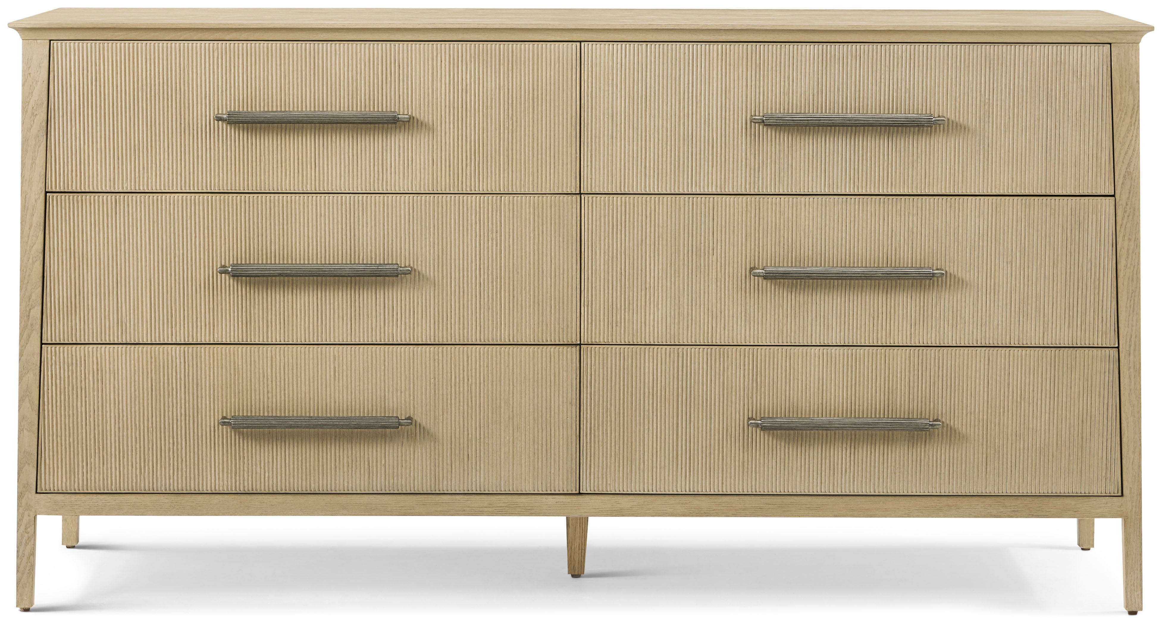 Balboa Dresser in VCF1882_Coastal_Grey_MCF584.A_Dark_Nickel / Oak Wood, Oak Veneer, Aluminium - Theodore Alexander