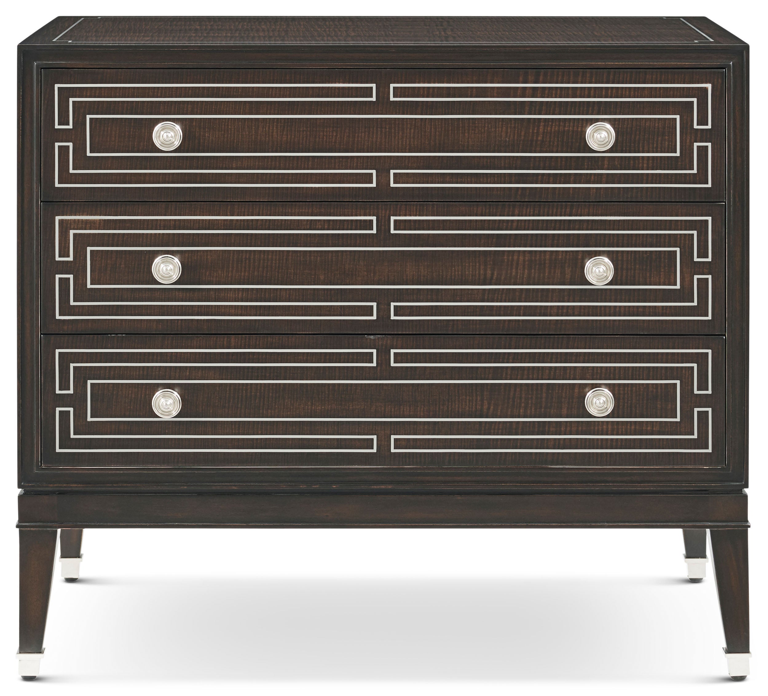 Spencer London 3-Drawer Nightstand | Theodore Alexander | Sutter & Vale