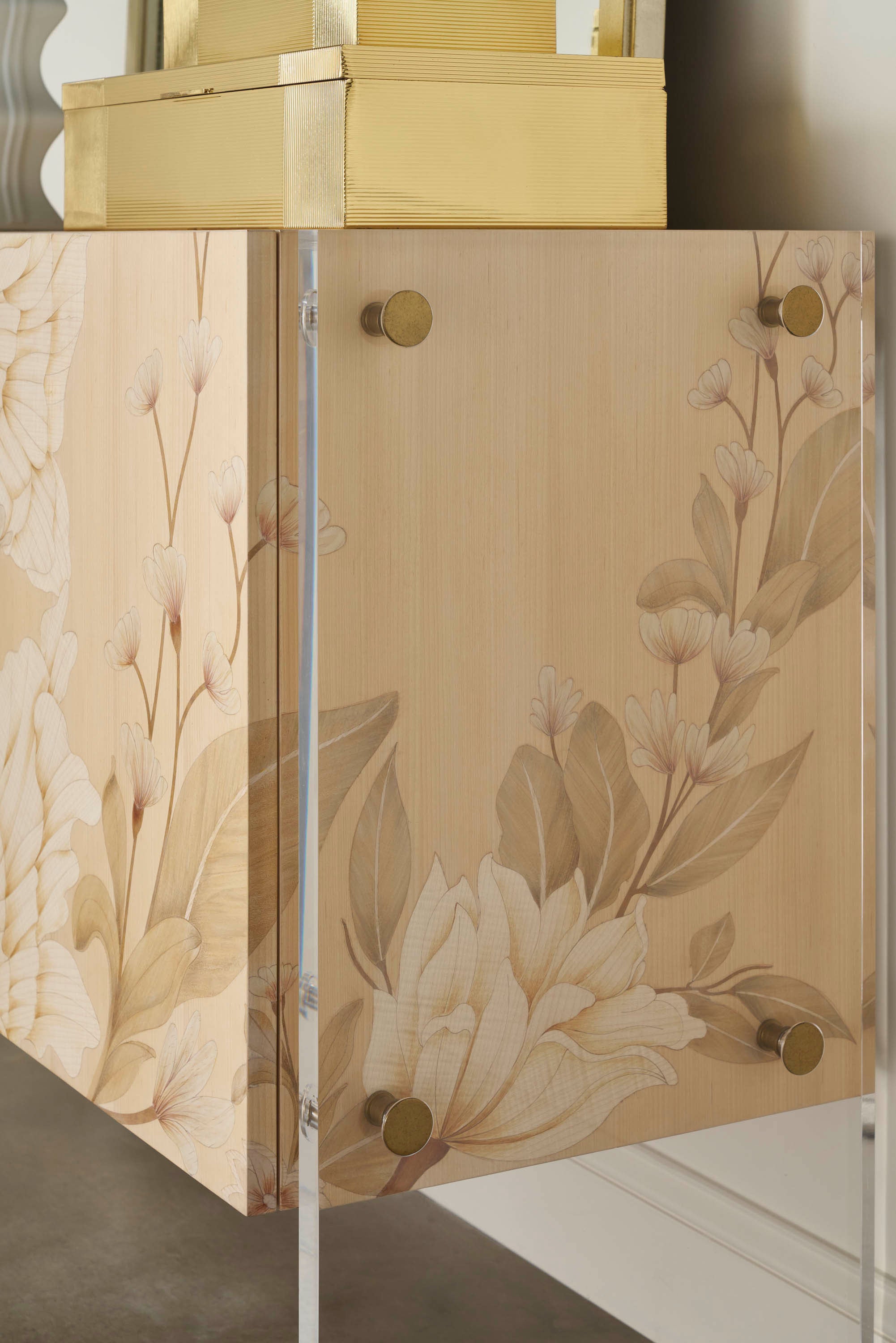 Bouquet 2-Door Cabinet – Cabinets & Storage by Theodore Alexander | Sutter & Vale