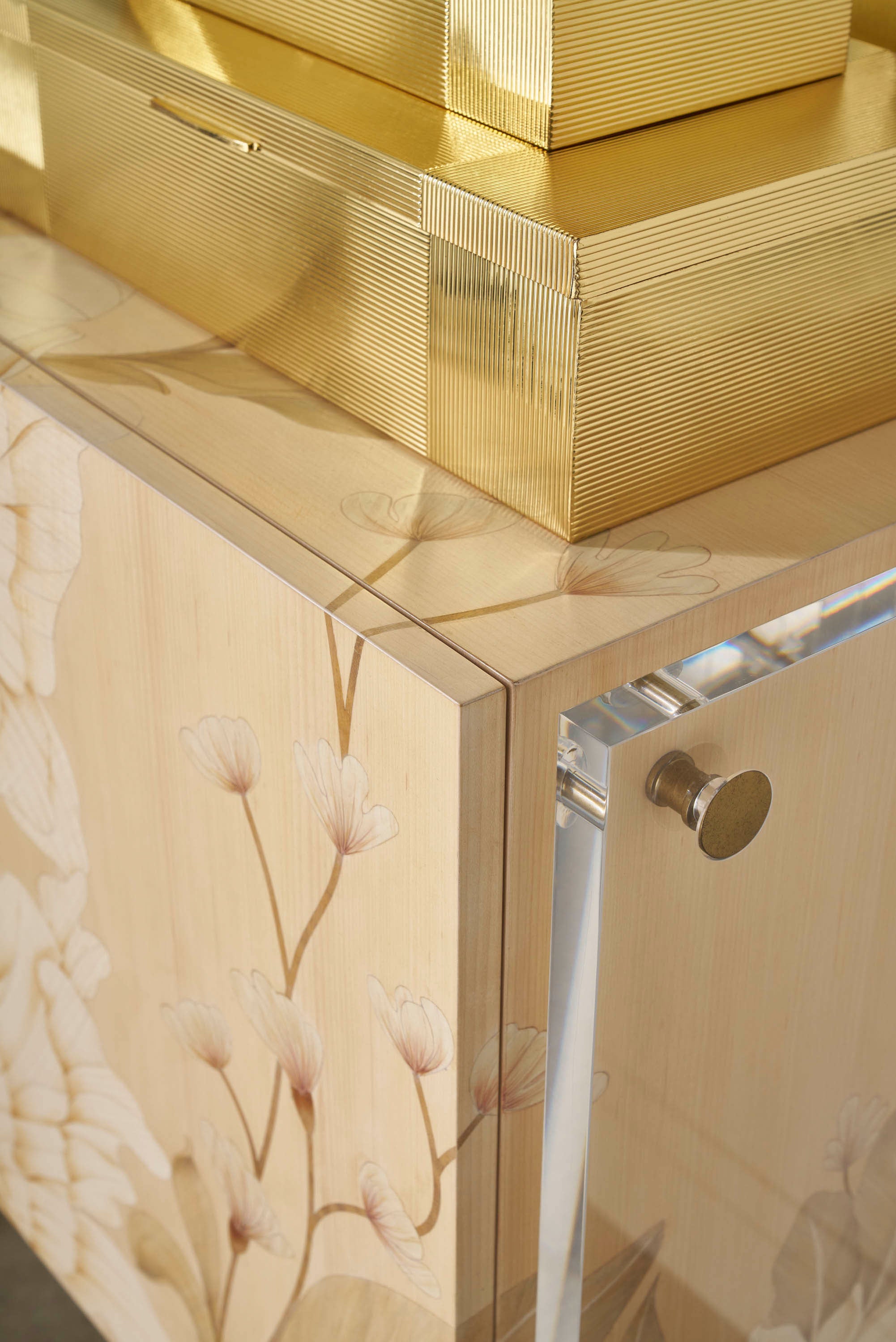 Bouquet 2-Door Cabinet – Cabinets & Storage by Theodore Alexander | Sutter & Vale