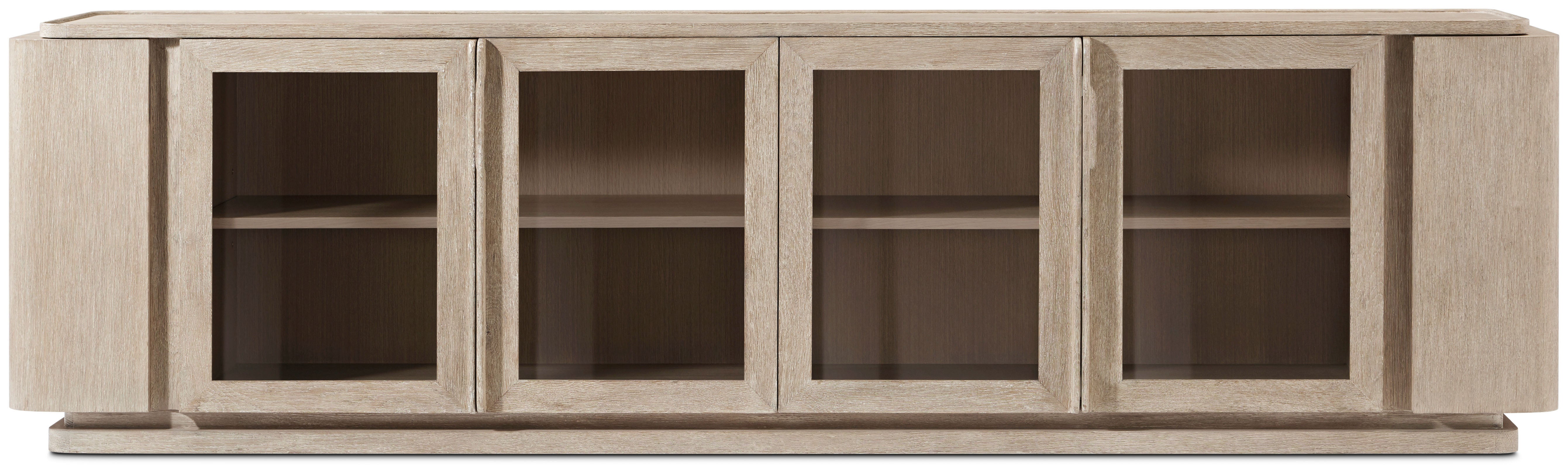 Repose Wooden Media Console – Cabinets & Storage by Theodore Alexander | Sutter & Vale