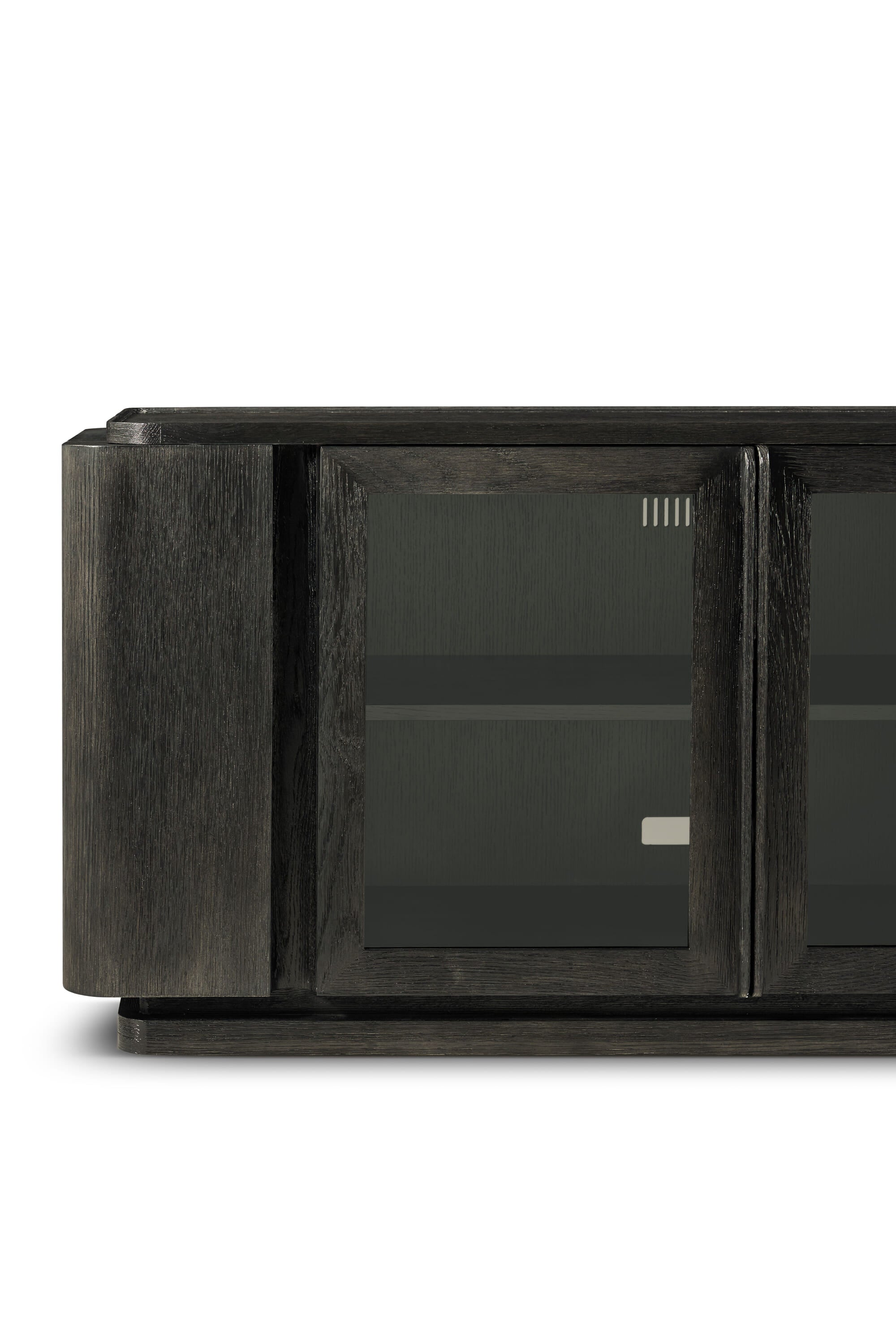 Repose Wooden Media Console – Cabinets & Storage by Theodore Alexander | Sutter & Vale