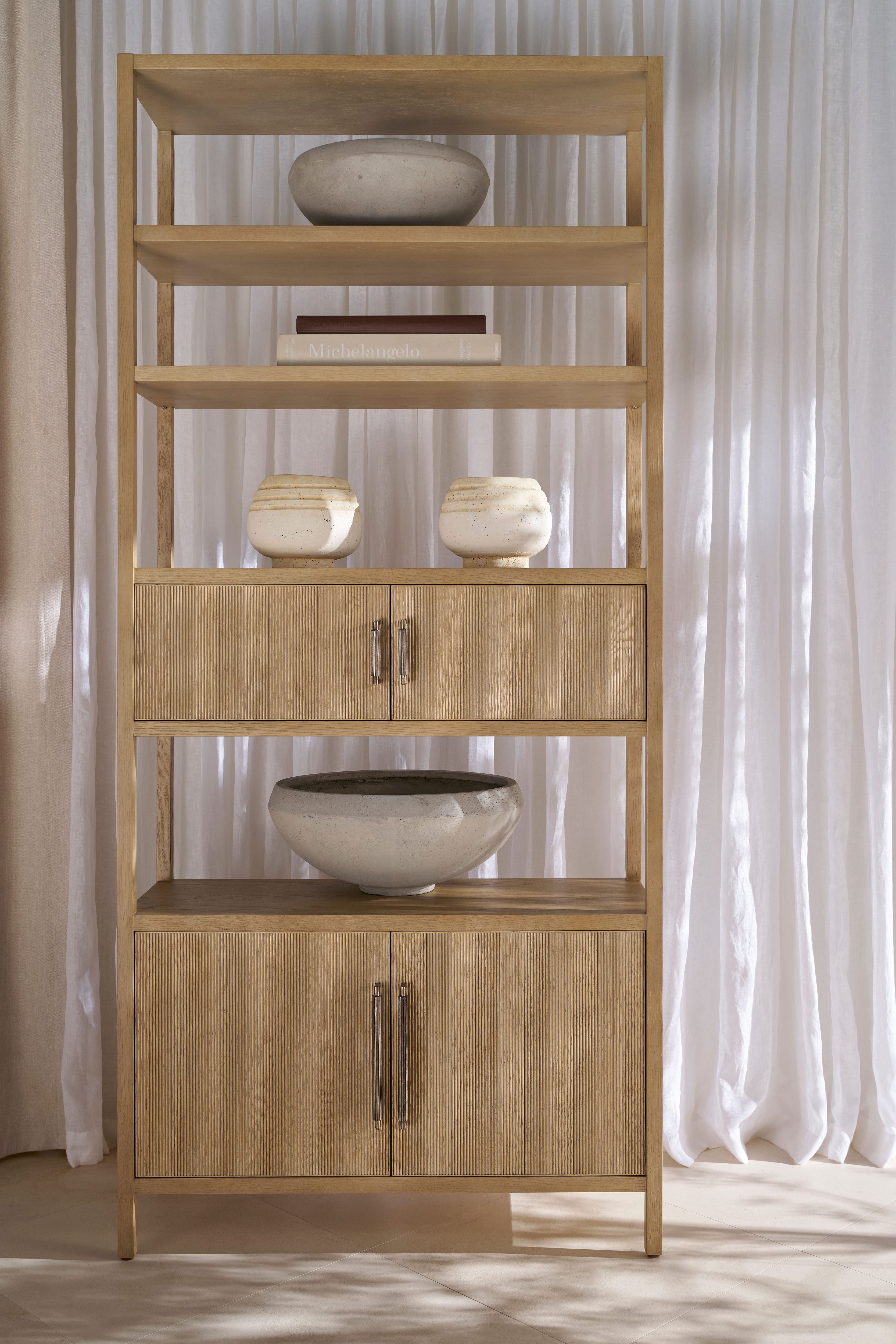 Balboa Bookcase – Bookcases & Etageres by Theodore Alexander | Sutter & Vale