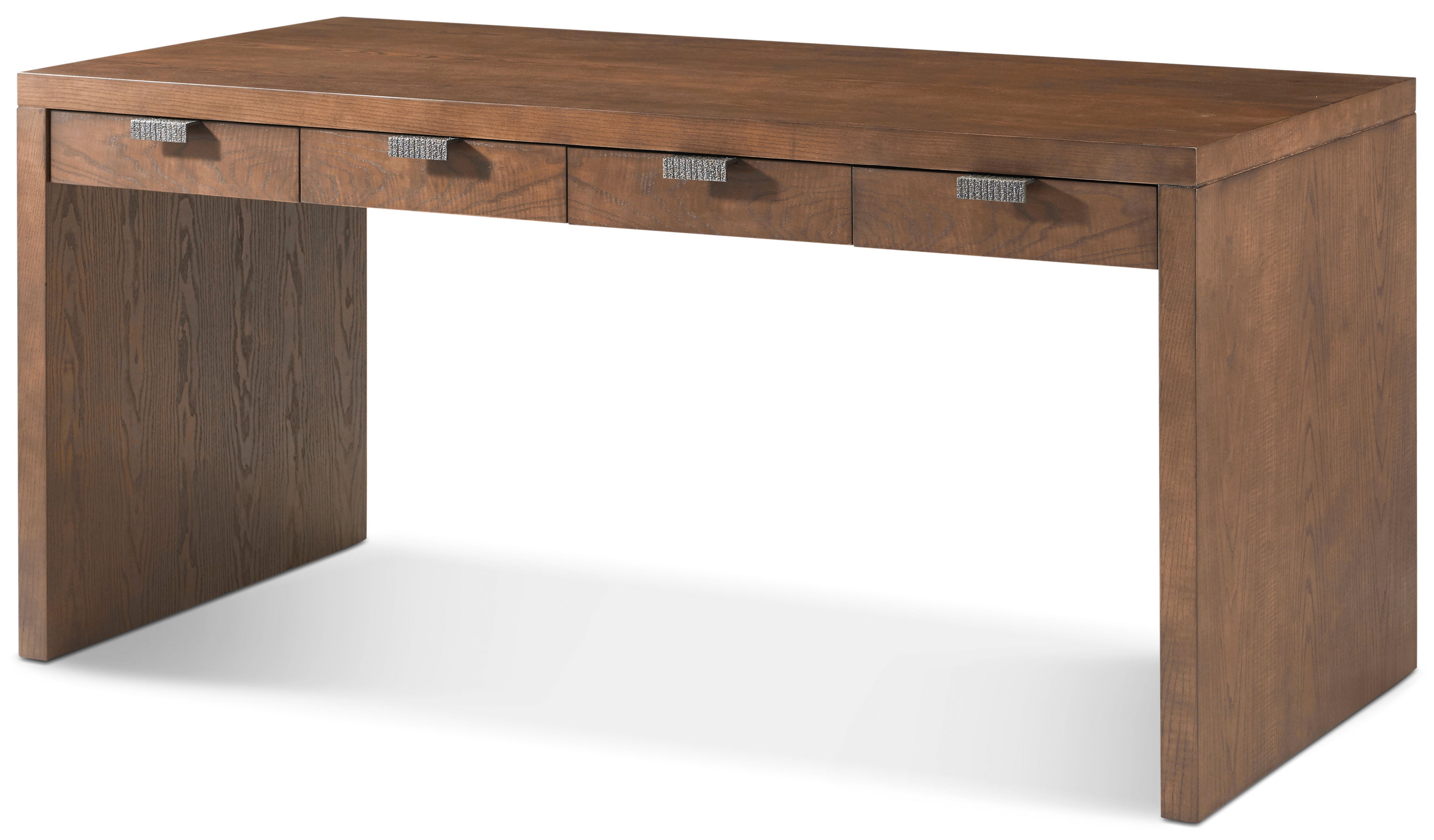 Catalina Desk in PCF1177.1J2G_Earth_MCF550.1F_Ember / Veneer, Aluminium - Theodore Alexander