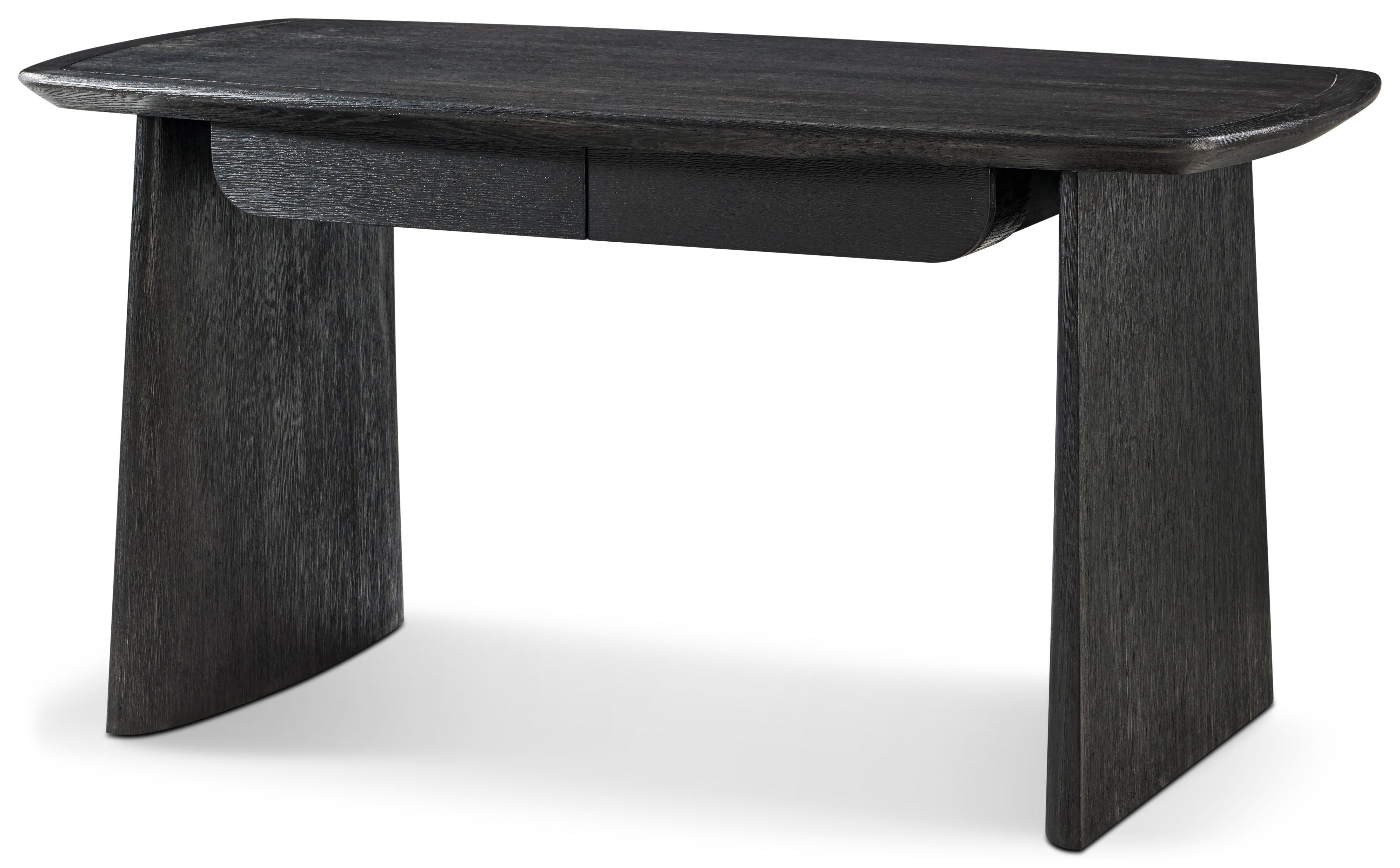 Repose Wooden Desk in PCF1186.1L2HA3F_Charcoal_Oak / Wood - Theodore Alexander