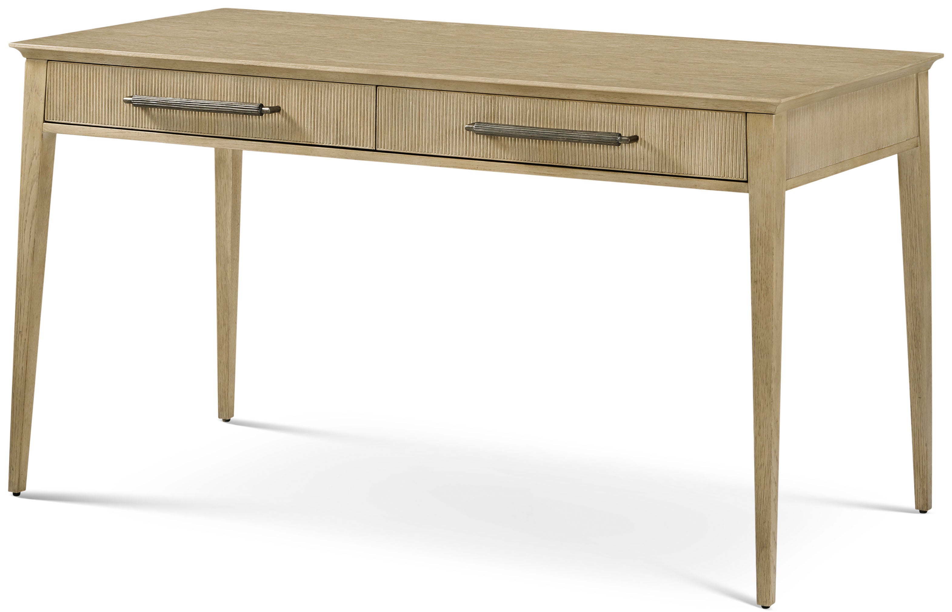 Balboa Desk in VCF1882_Coastal_Grey_MCF584.A_Dark_Nickel / Oak Wood, Oak Veneer, Aluminium - Theodore Alexander