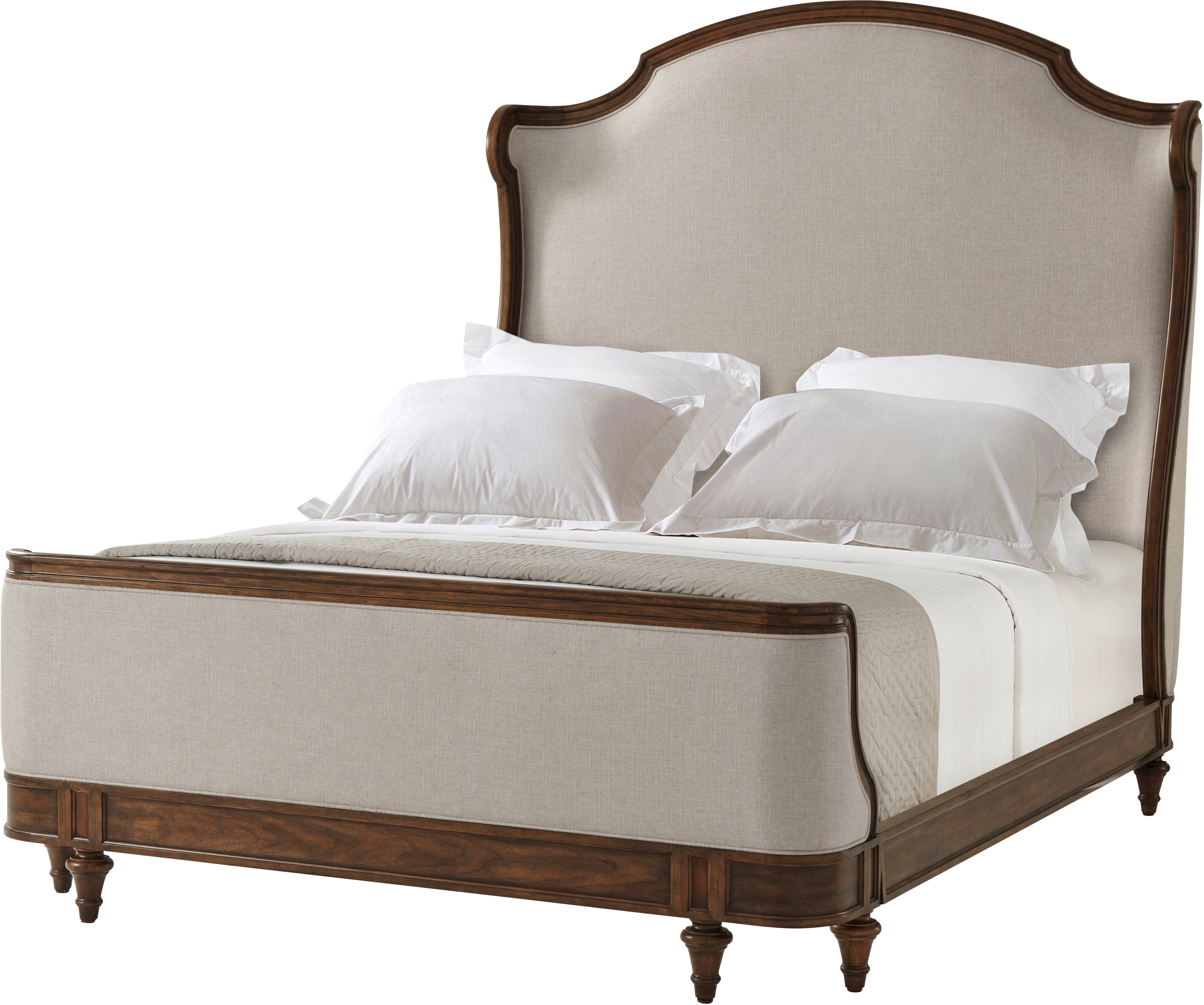 The Madeleine US Queen Bed in Beech - Theodore Alexander