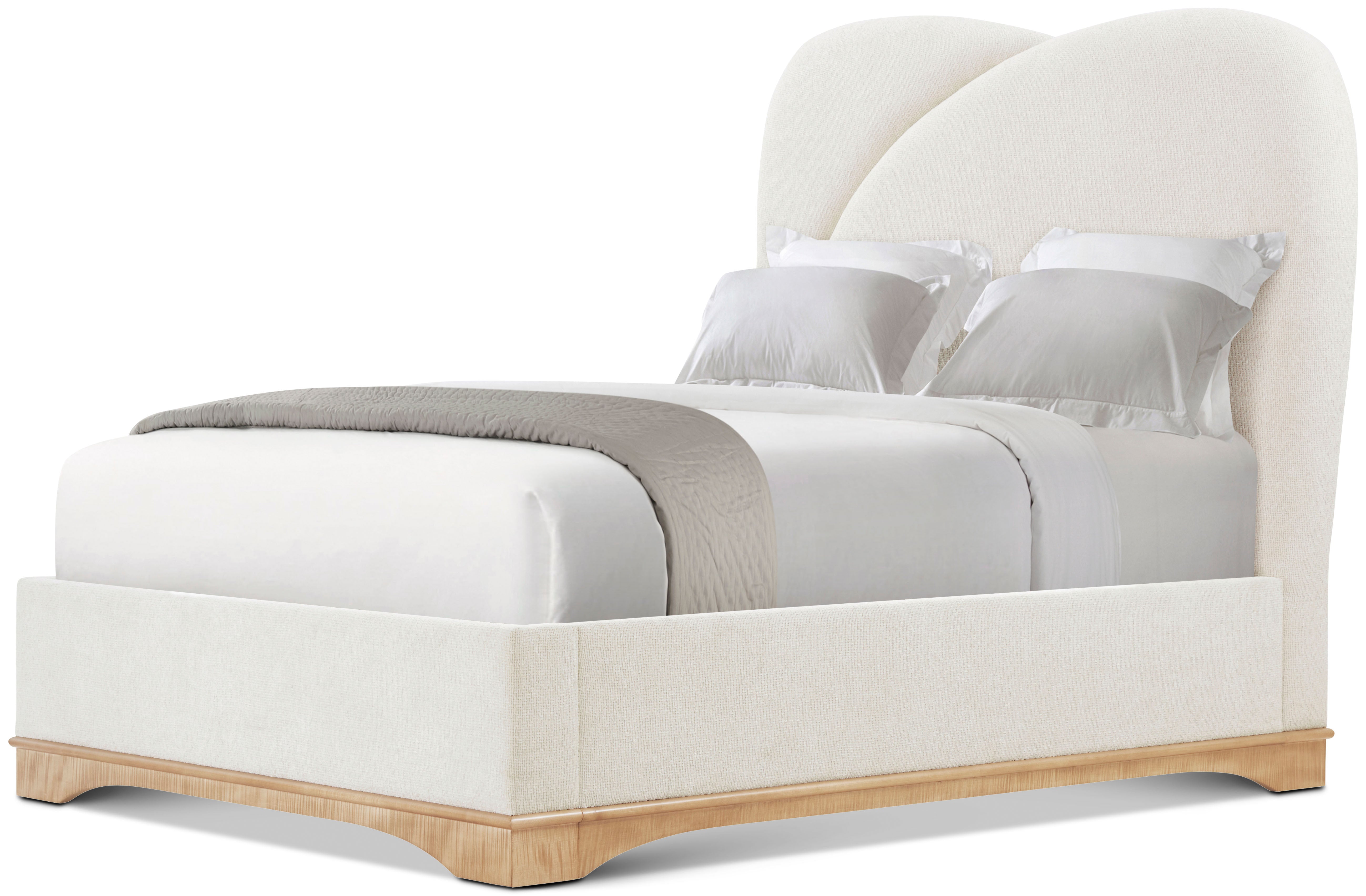 Origins US Queen Bed in VCF1852_Sesame / Sycamore Veneer - Theodore Alexander