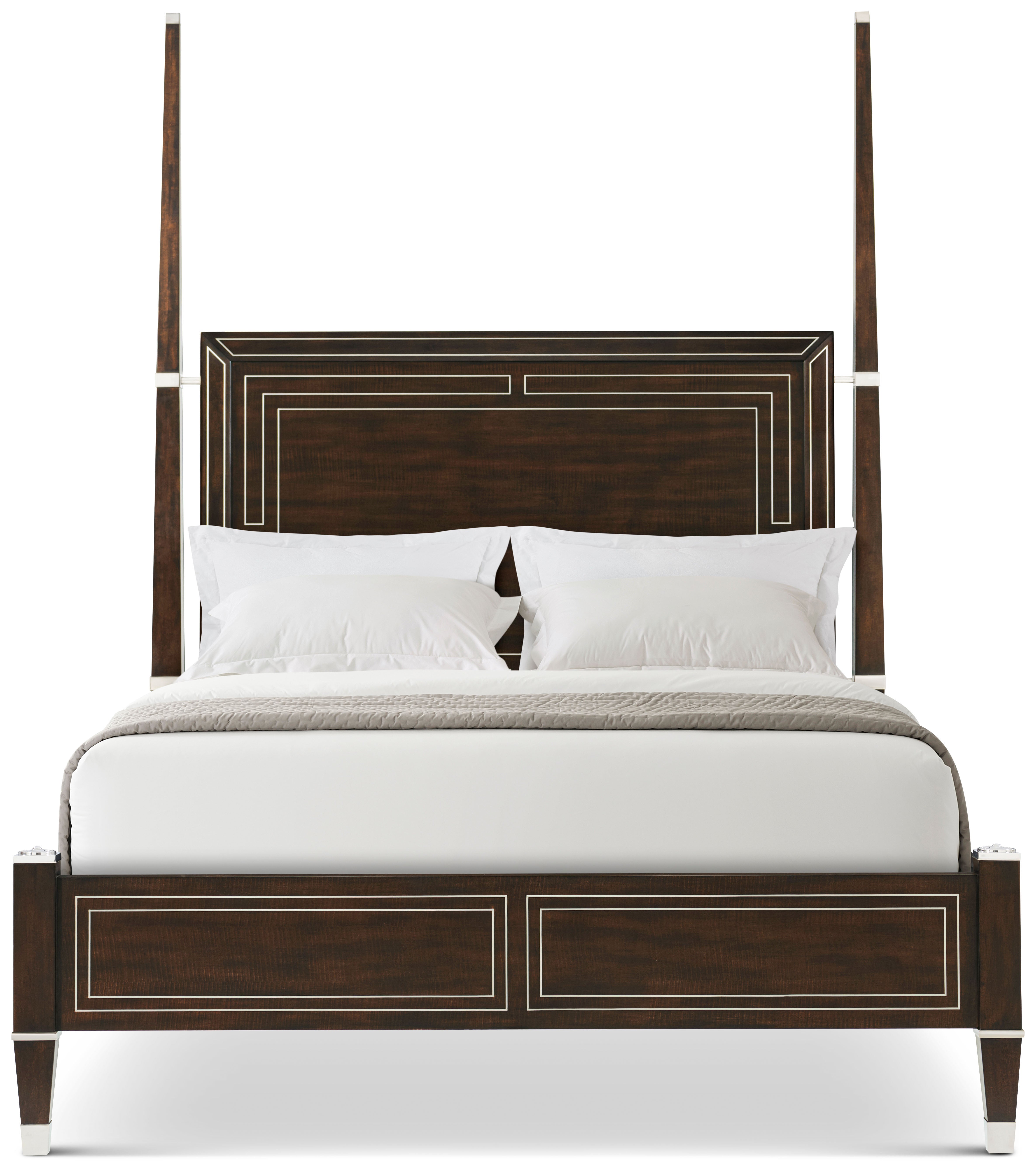 Spencer London King Poster Bed – Beds by Theodore Alexander | Sutter & Vale