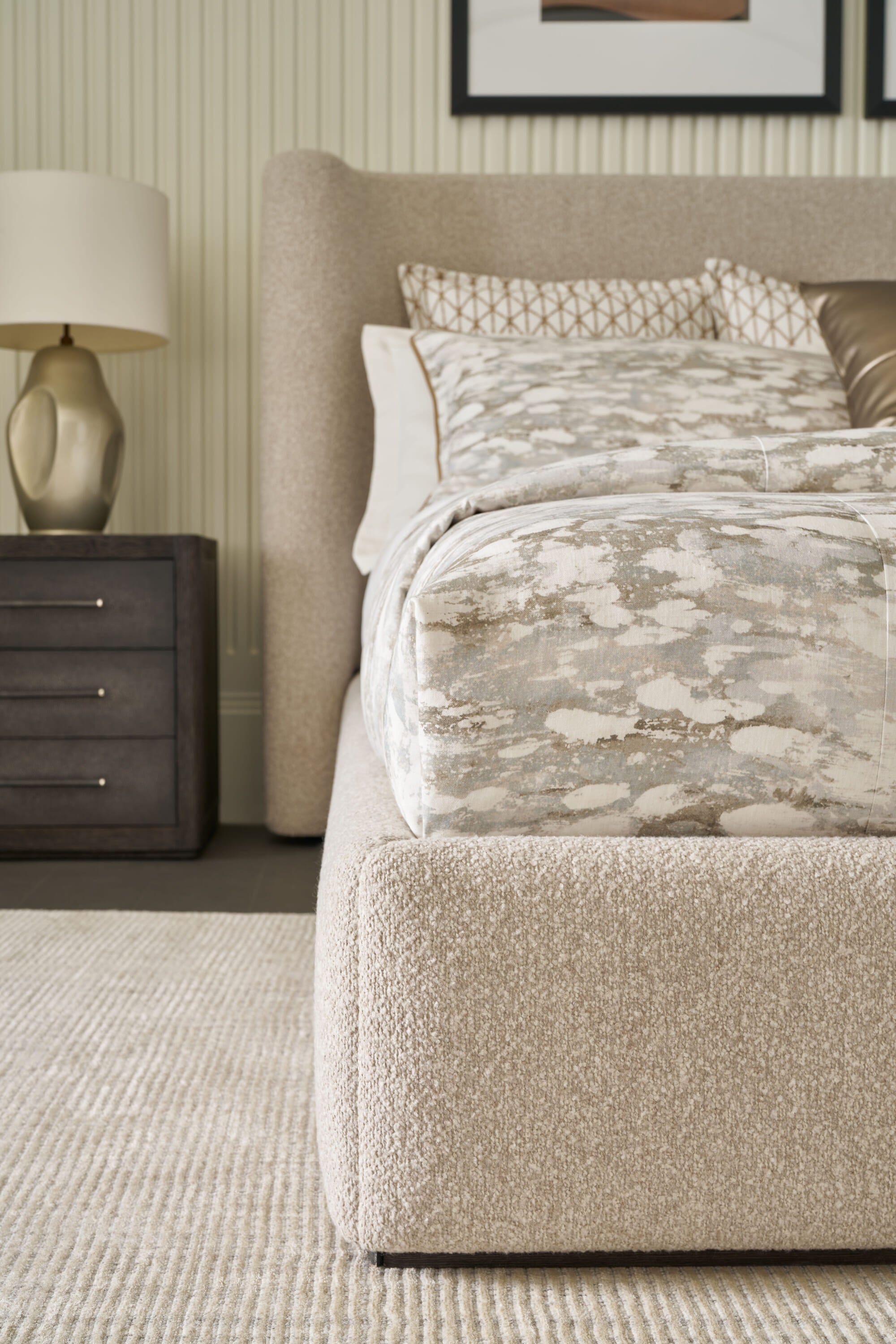 Maxwell King Upholstered Bed – Beds by Theodore Alexander | Sutter & Vale