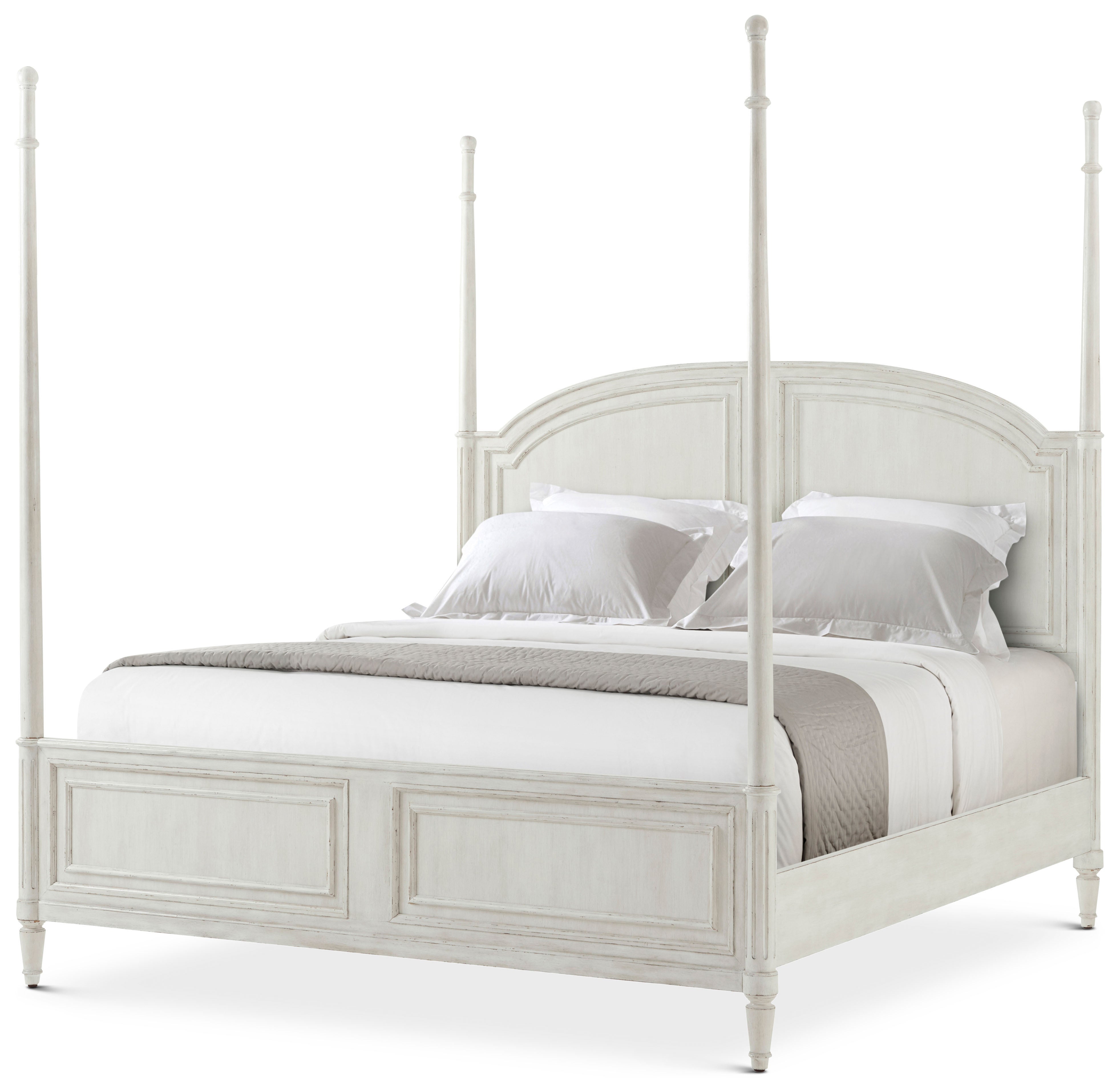 The Vale US Queen Bed in Beech, Maple Veneer - Theodore Alexander