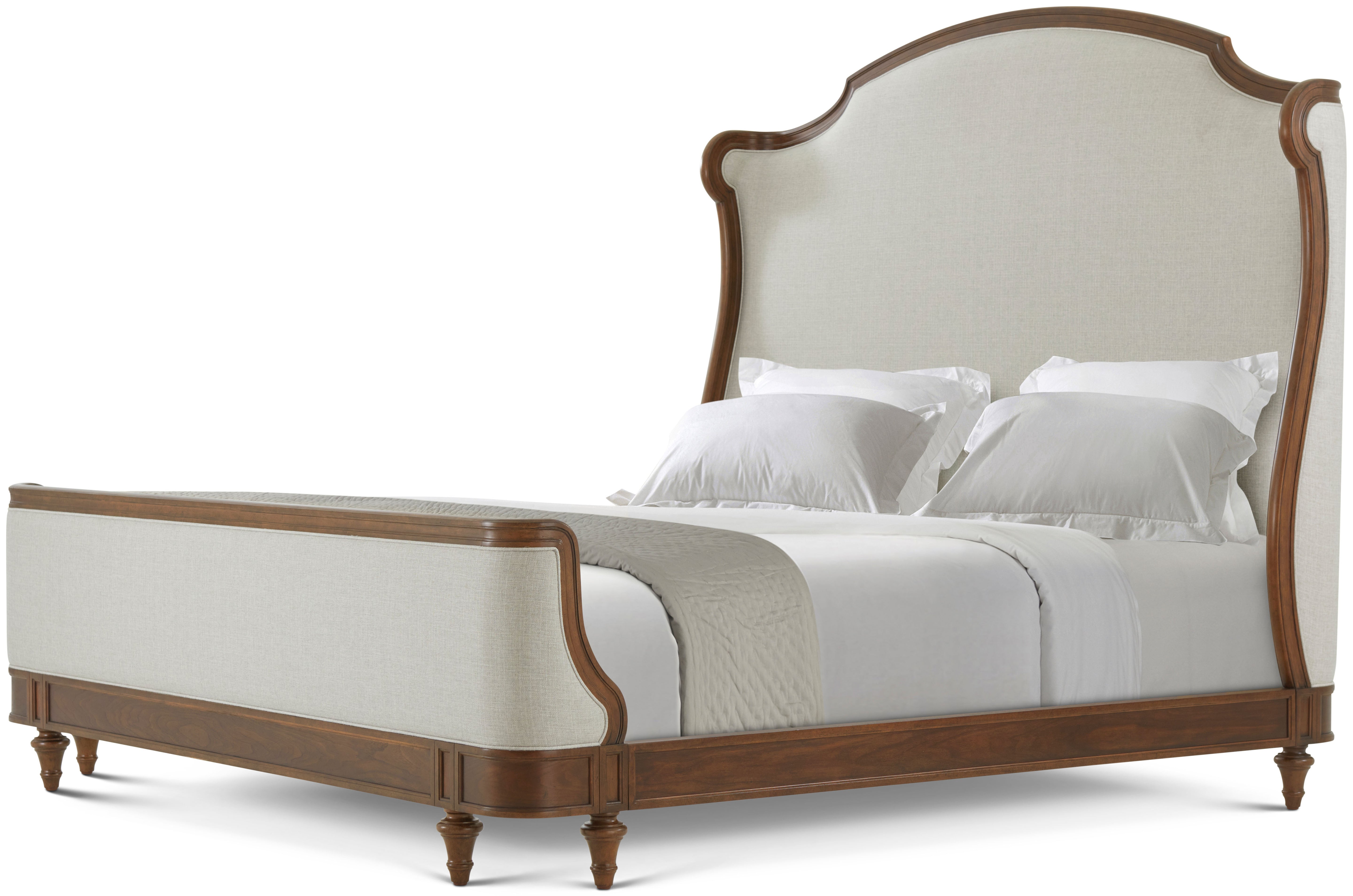 The Madeleine US Queen Bed in Beech - Theodore Alexander
