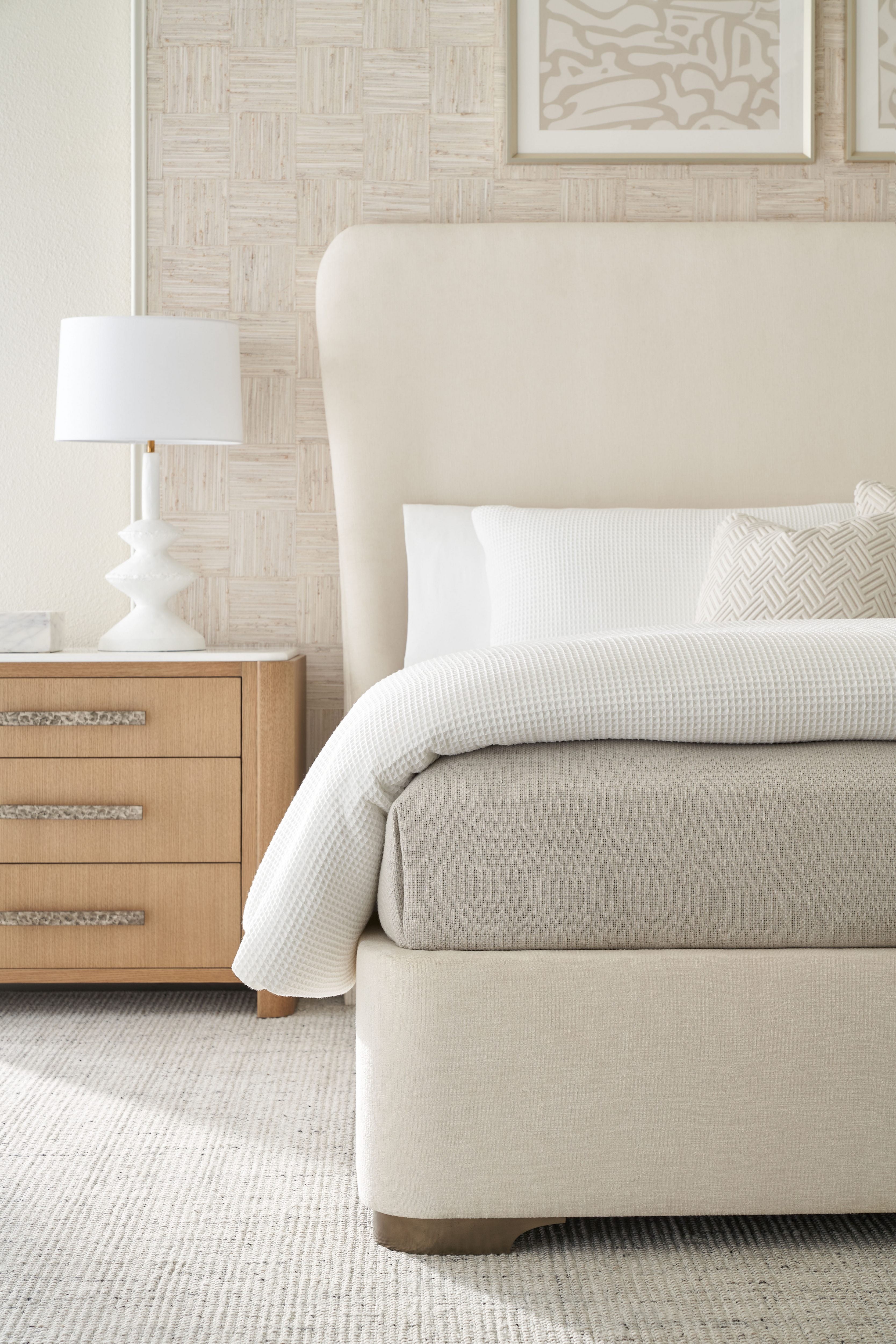 Essence Upholstered US King Bed – Beds by Theodore Alexander | Sutter & Vale