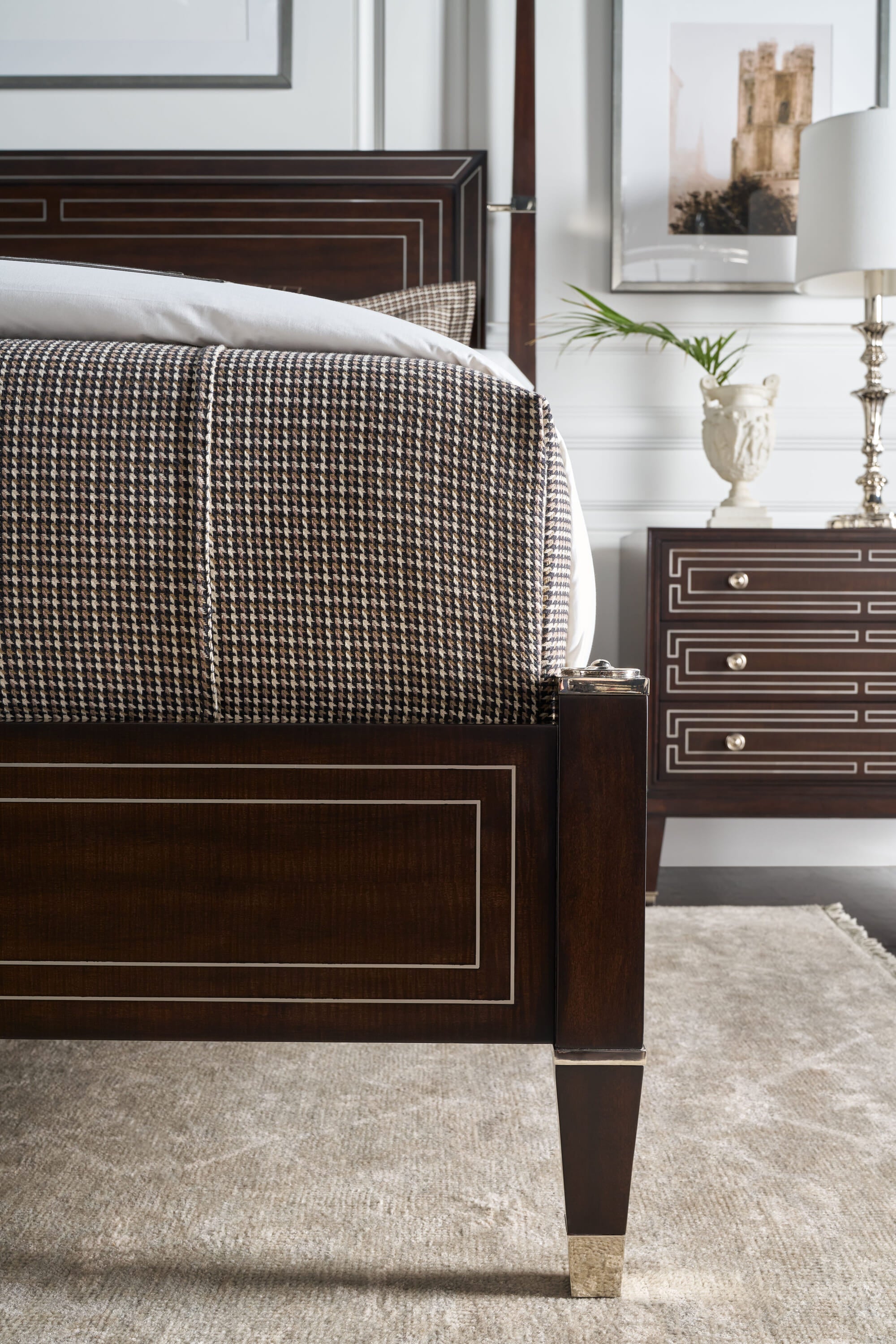 Spencer London King Poster Bed - Beds by Theodore Alexander