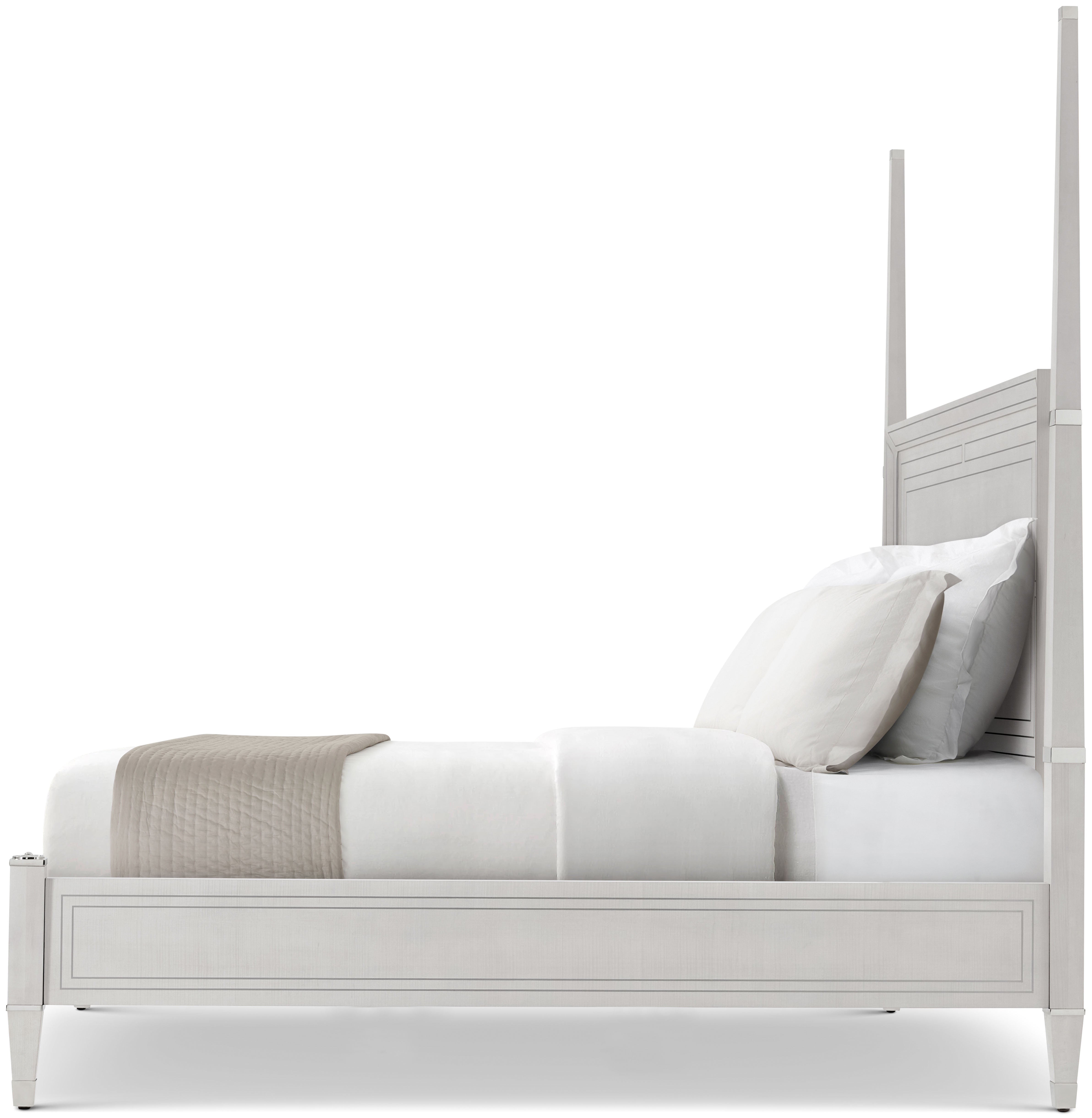 Spencer London King Poster Bed - Beds by Theodore Alexander