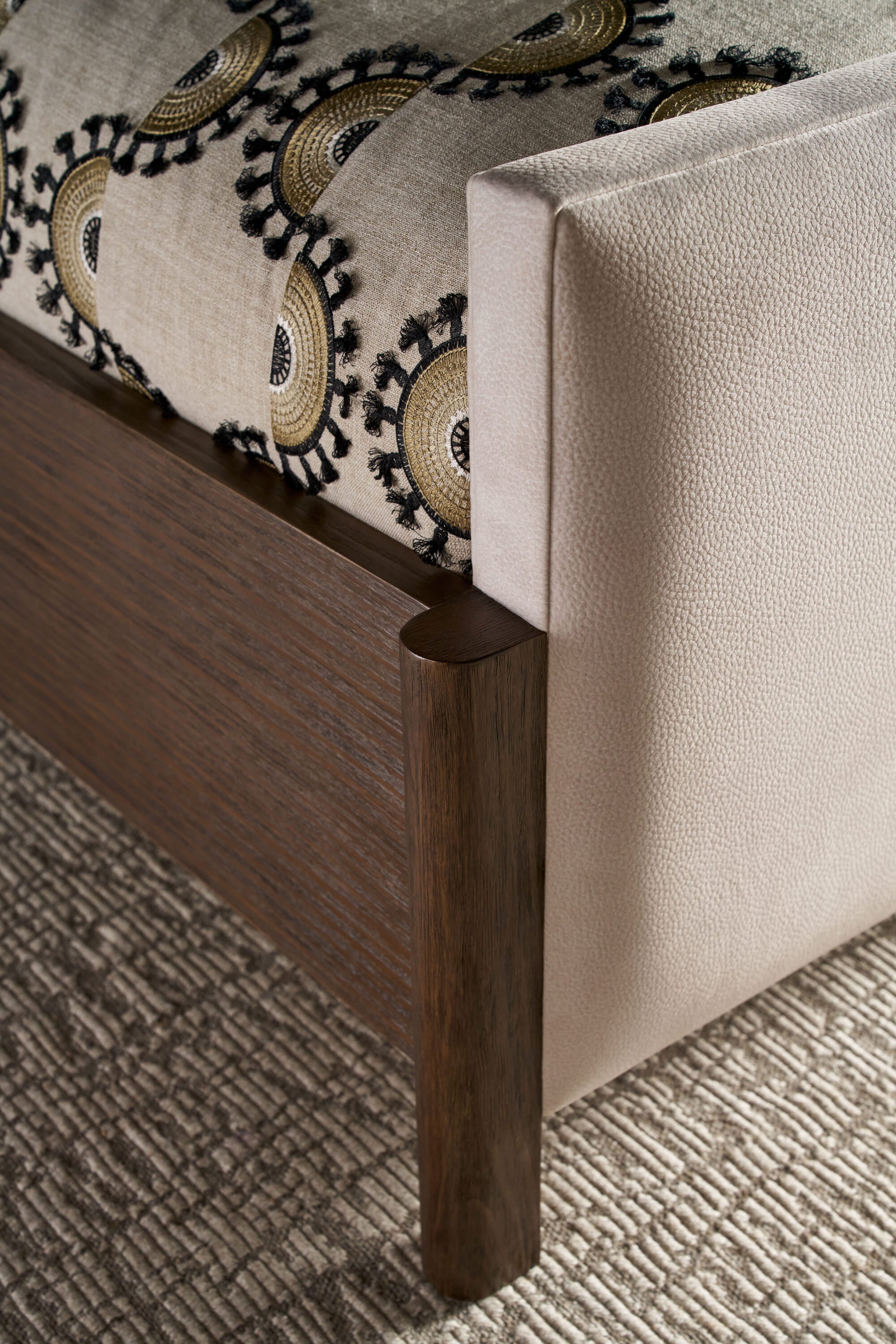 Urbane Upholstered US King Bed – Beds by Theodore Alexander | Sutter & Vale