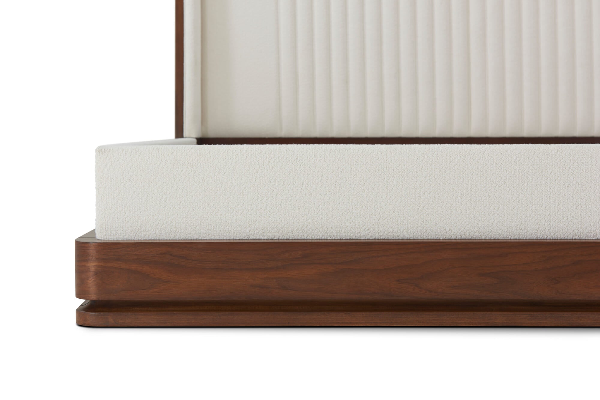 Coronet Walnut Channel Bed – Beds by Theodore Alexander | Sutter & Vale