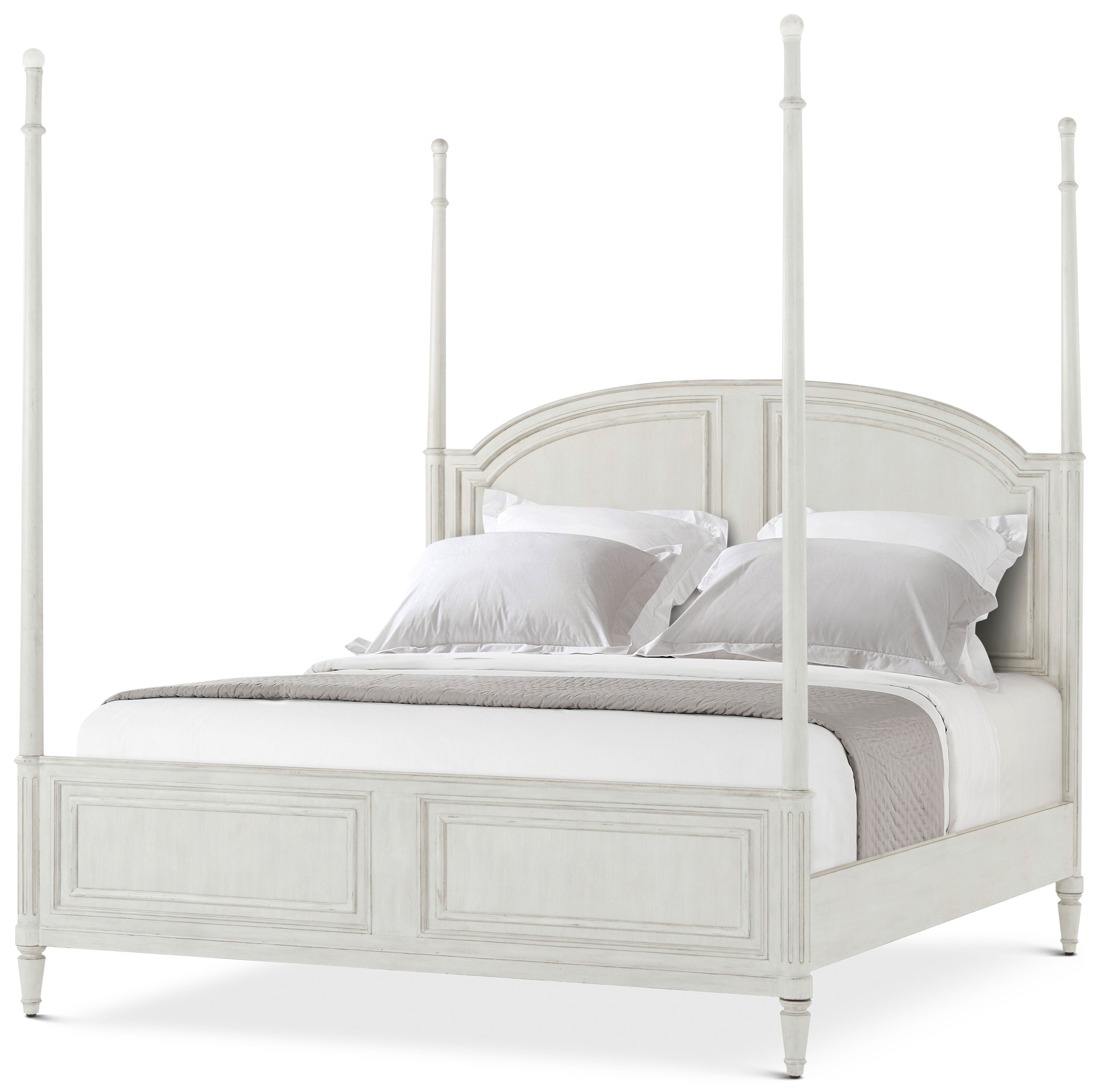 The Vale US Queen Bed in Beech, Maple Veneer - Theodore Alexander