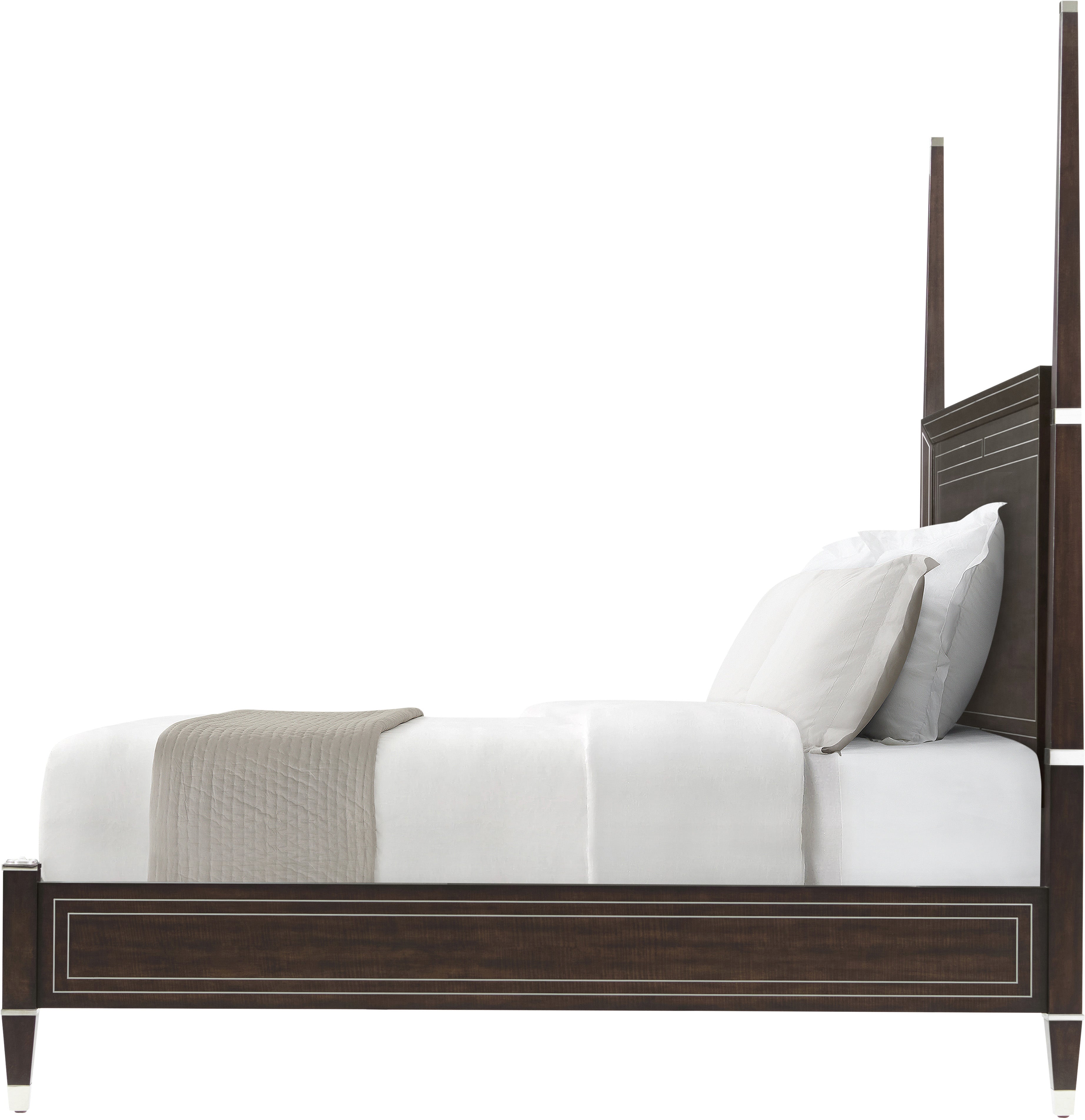 Spencer London King Poster Bed - Beds by Theodore Alexander