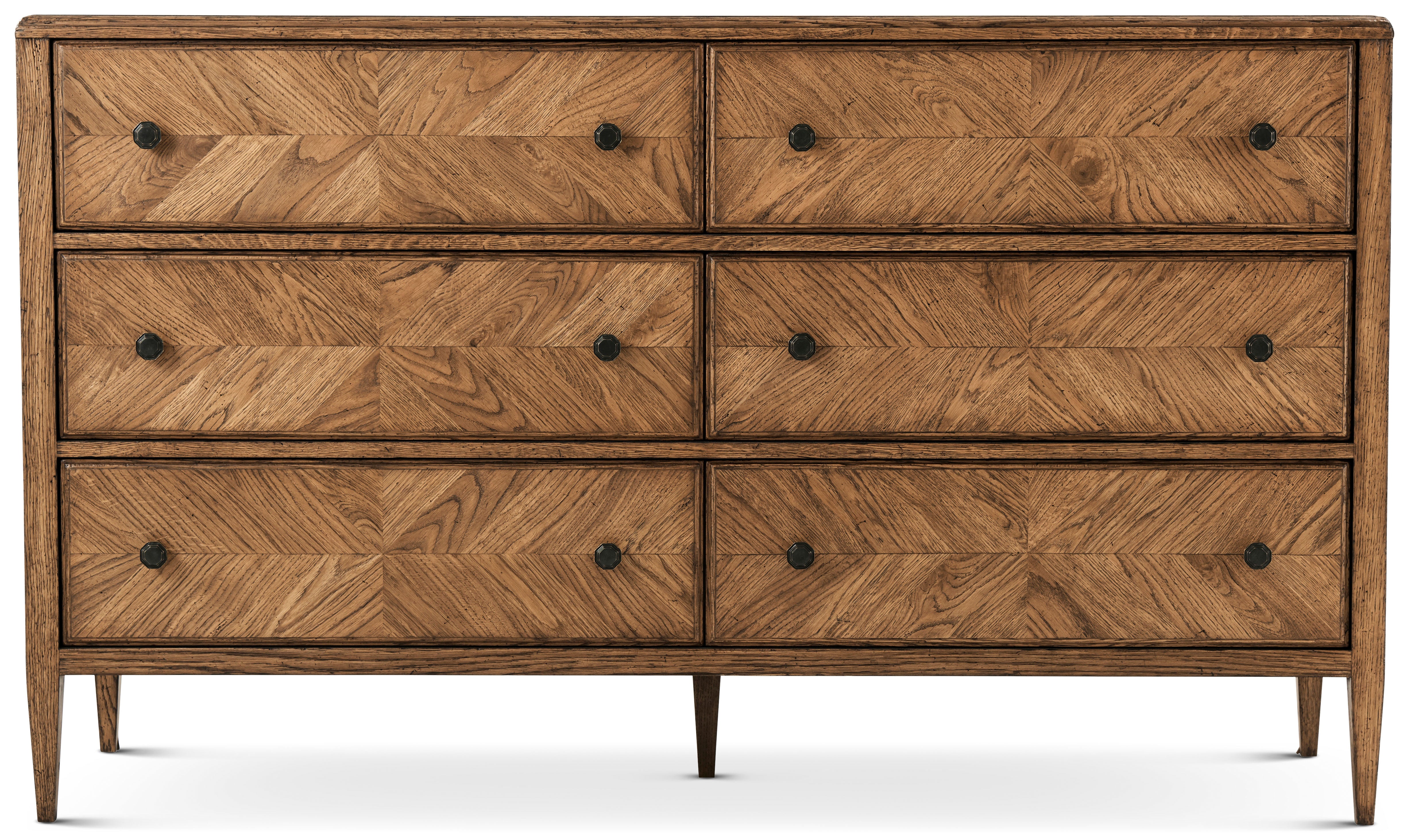 Nova Dresser in VCF1671.1C2M3F_Dawn_Finish / Oak, Veneer, Aluminium - Theodore Alexander