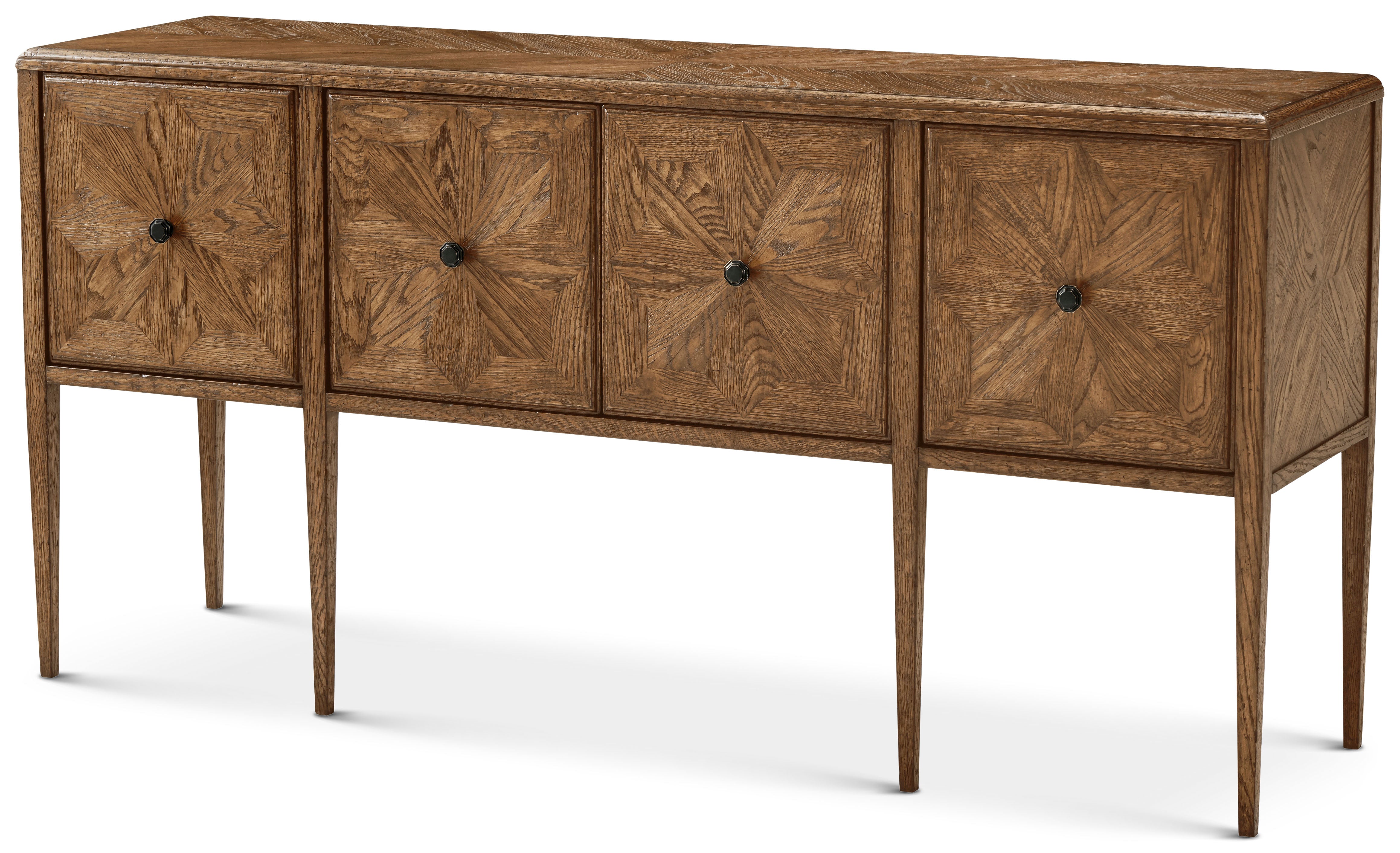 Nova Four Door Rectangular Credenza | Theodore Alexander | Sutter & Vale