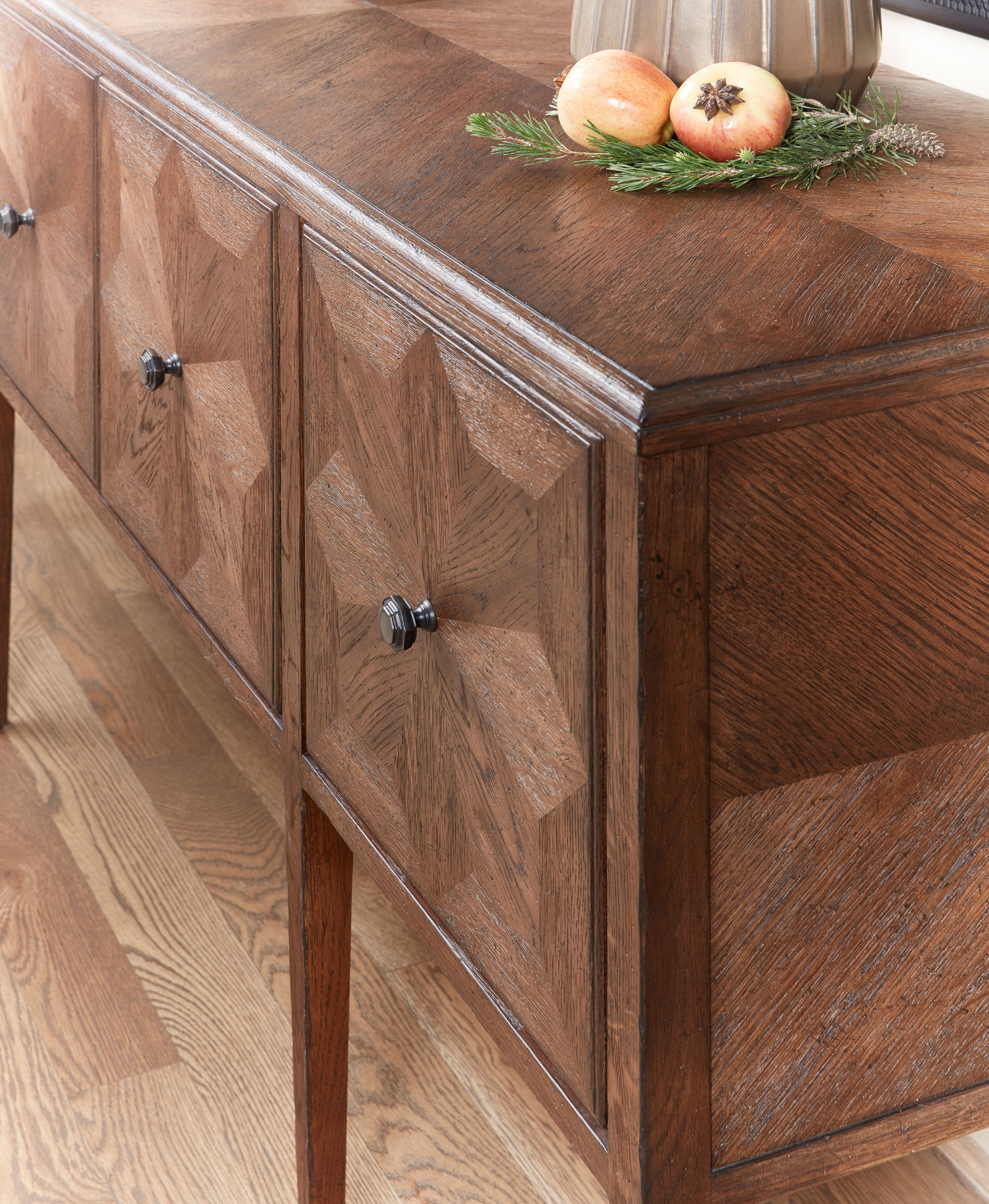 Nova Four Door Rectangular Credenza – Sideboards & Buffets by Theodore Alexander | Sutter & Vale