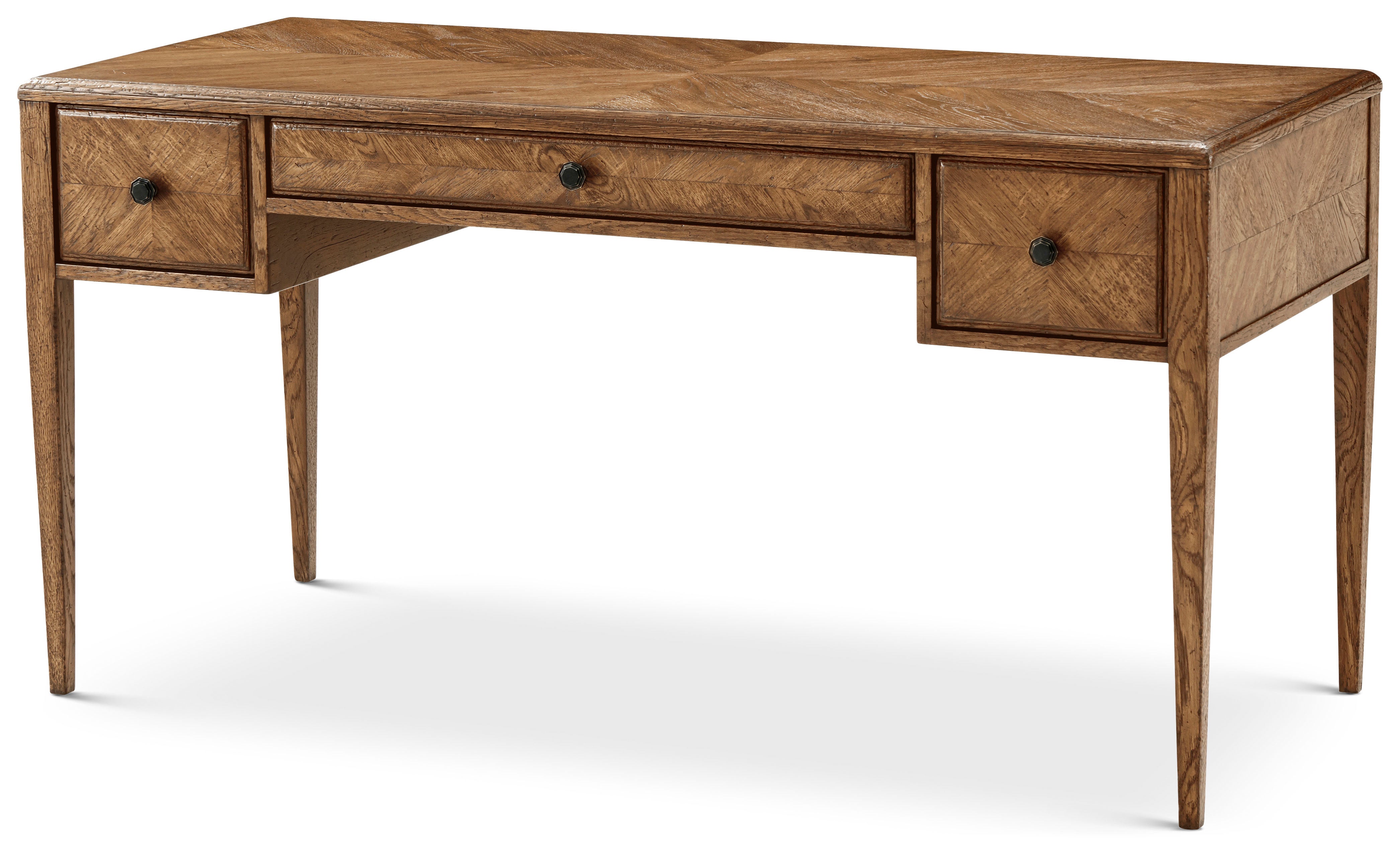 Nova Desk in VCF1671.1C2M3F_Dawn_Finish / Oak, Veneer, Aluminium - Theodore Alexander