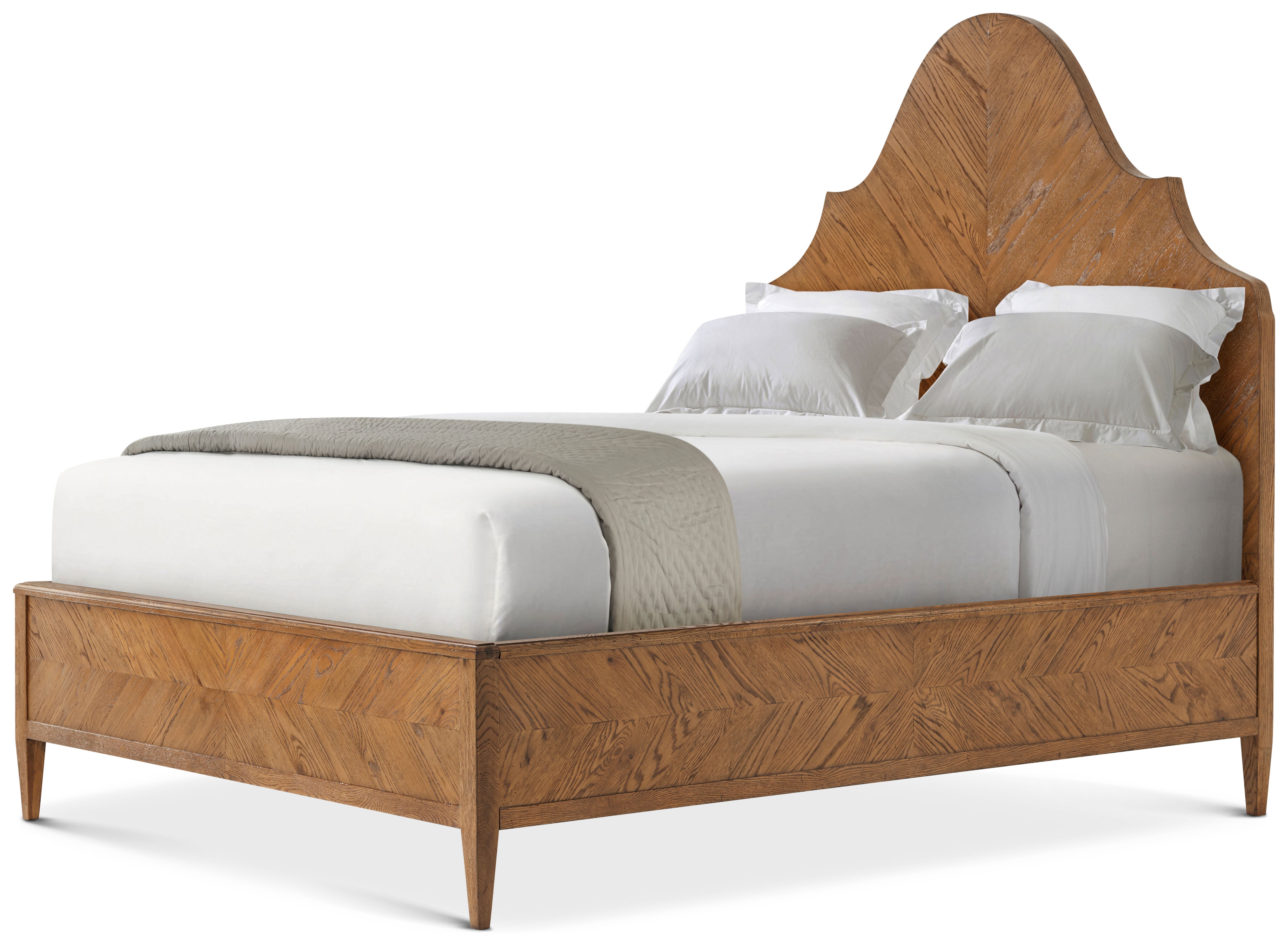 Nova Queen Bed in VCF1671.1C2M3F_Dawn_Finish / Solid Wood, Veneer - Theodore Alexander