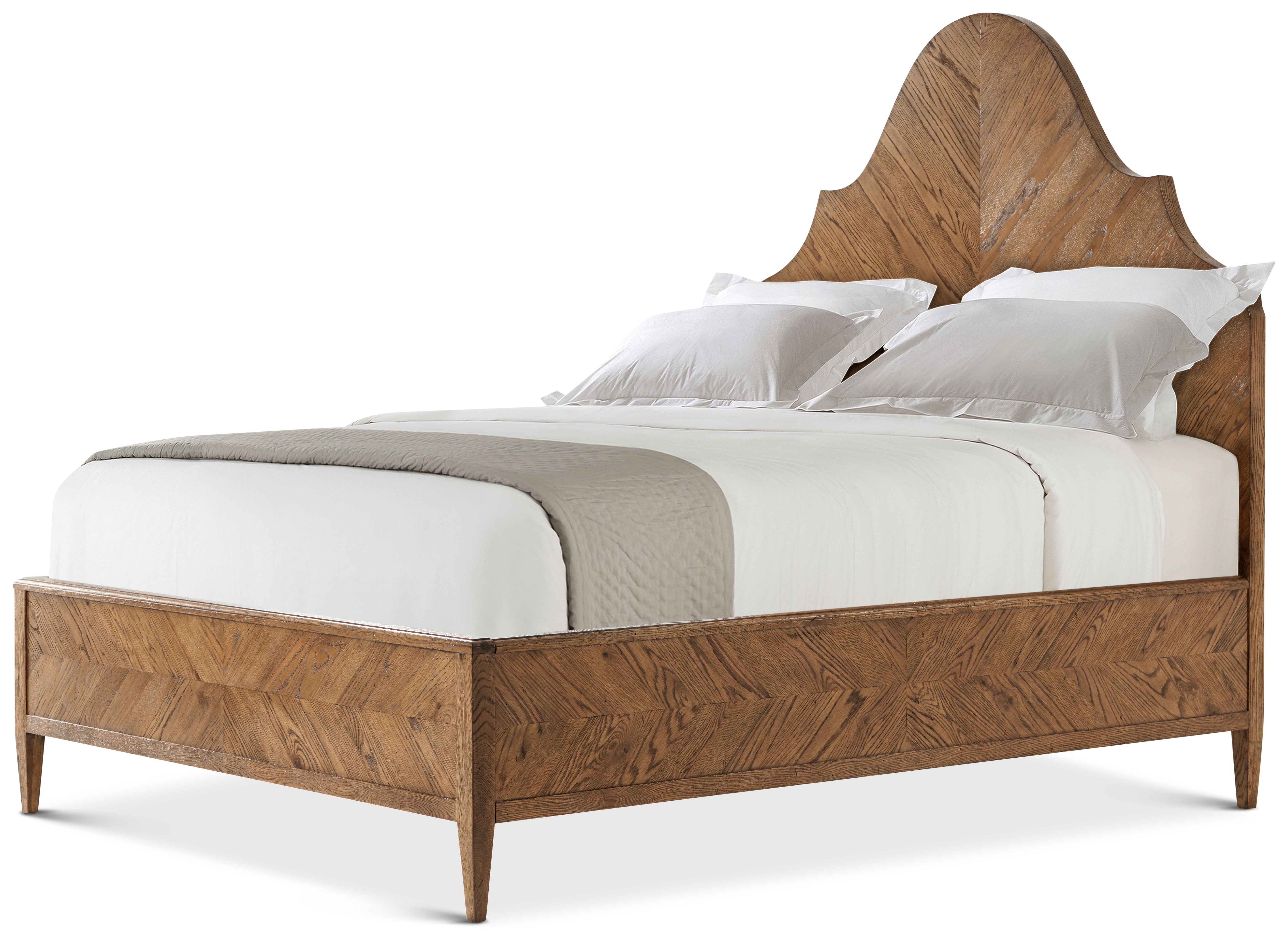 Nova Queen Bed in VCF1671.1C2M3F_Dawn_Finish / Solid Wood, Veneer - Theodore Alexander