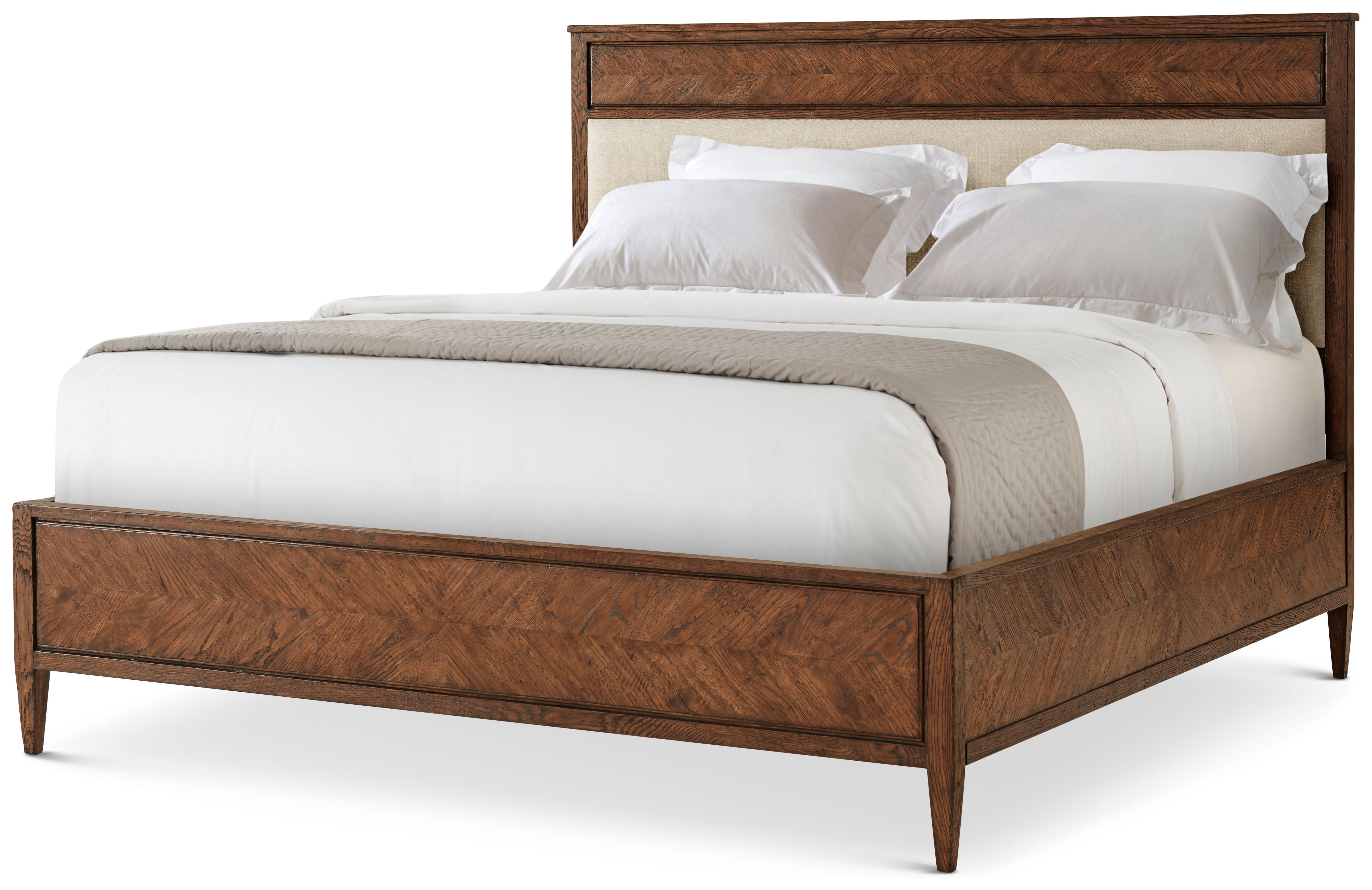 Nova Queen Bed II in VCF1672.1C2M3F_Dusk_Finish / Oak, Veneer - Theodore Alexander