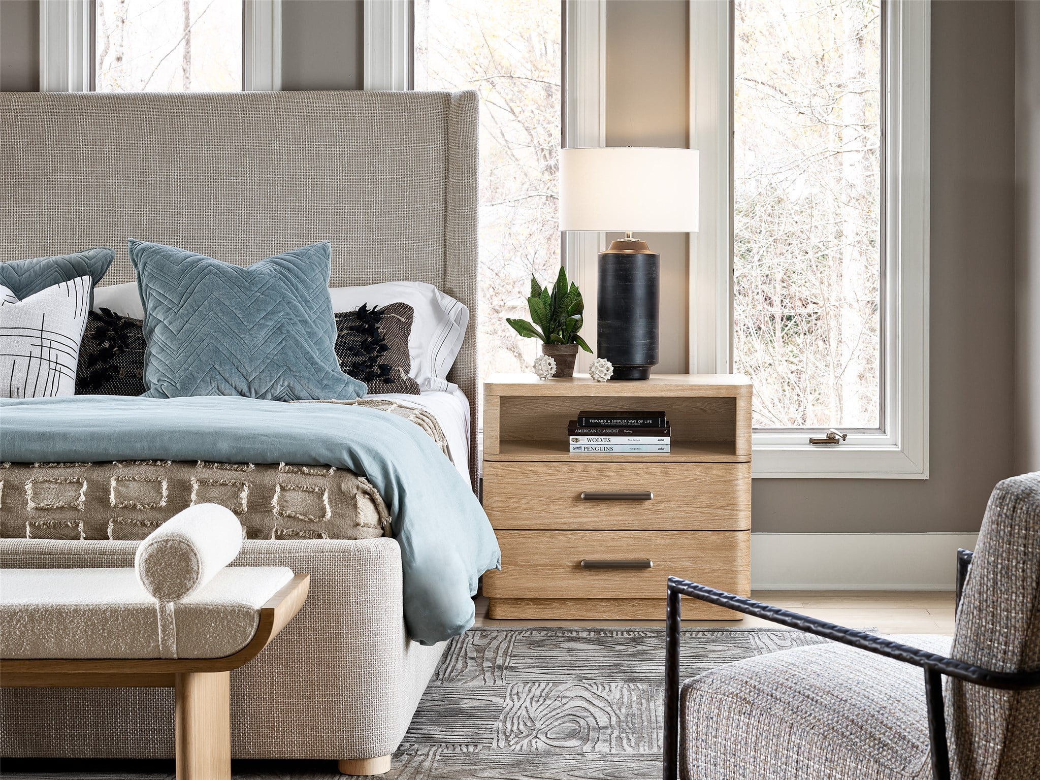 Modern Nomad Nightstand