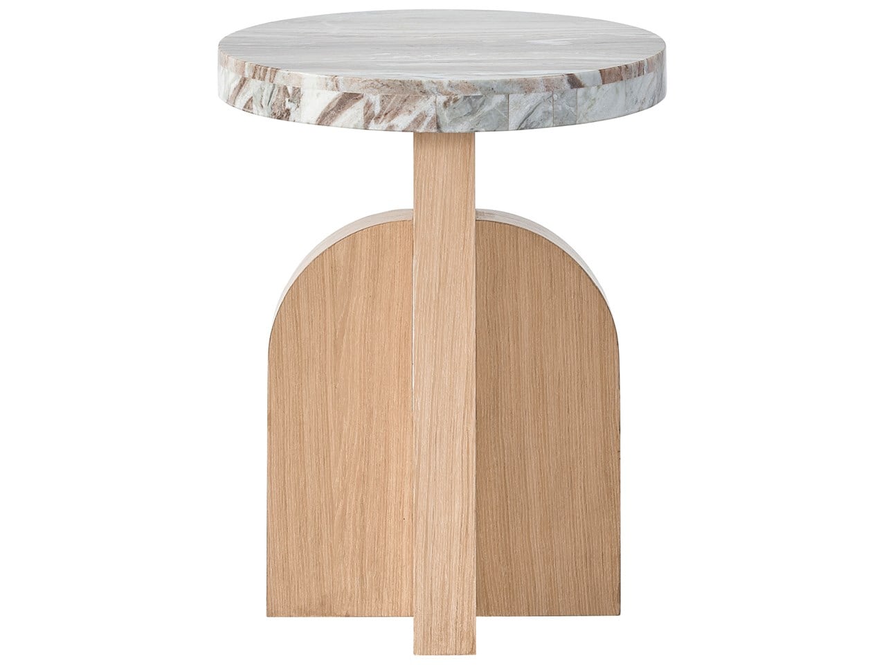 Modern Riverine Accent Table