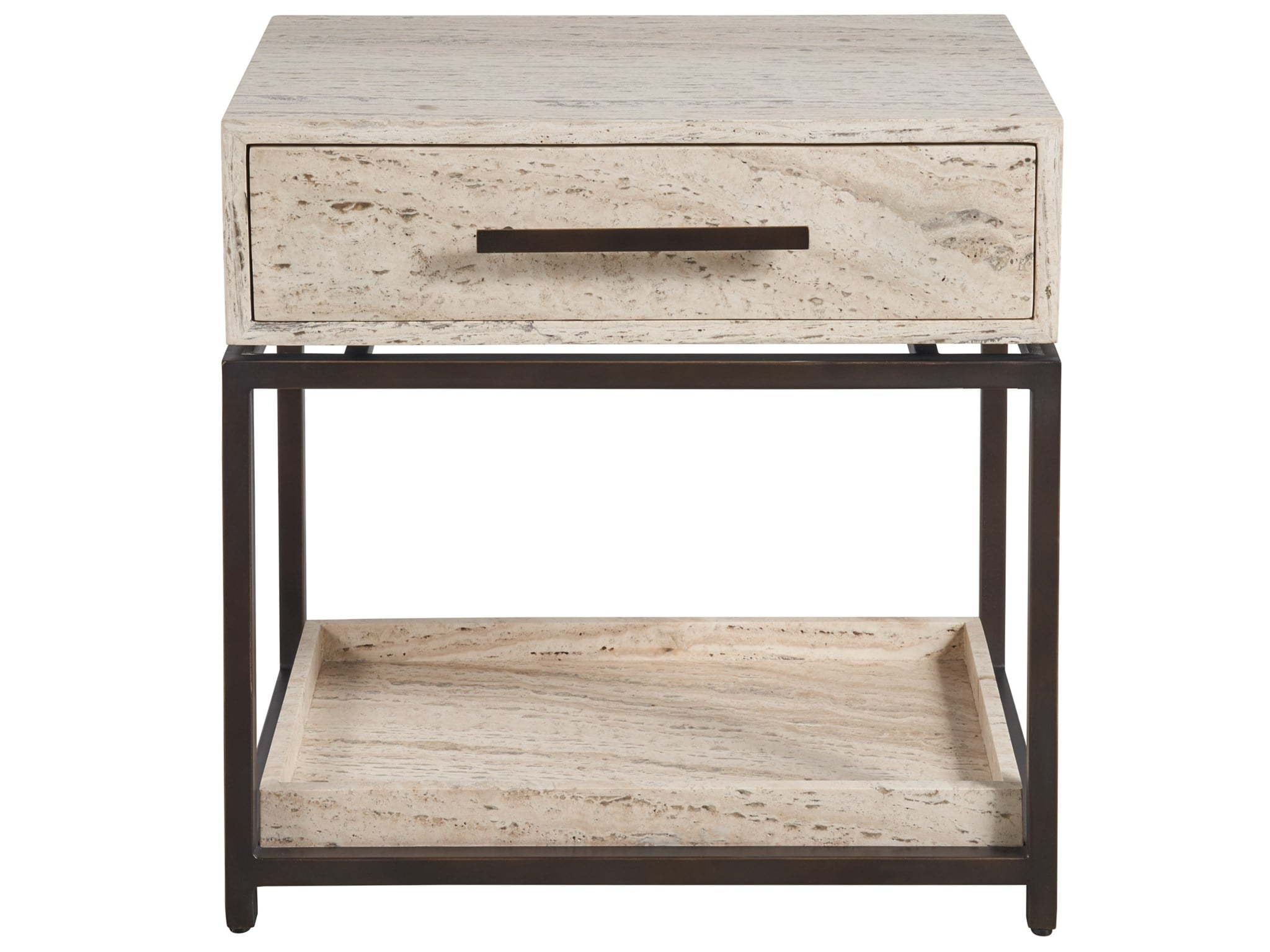Modern Dove Nightstand