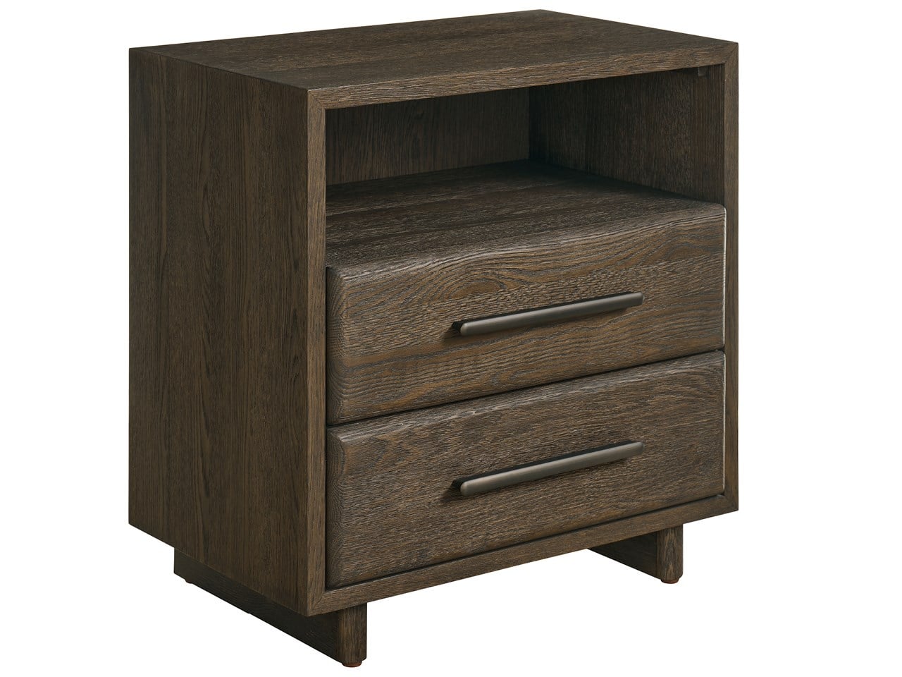 Modern Sable Open Storage Nightstand