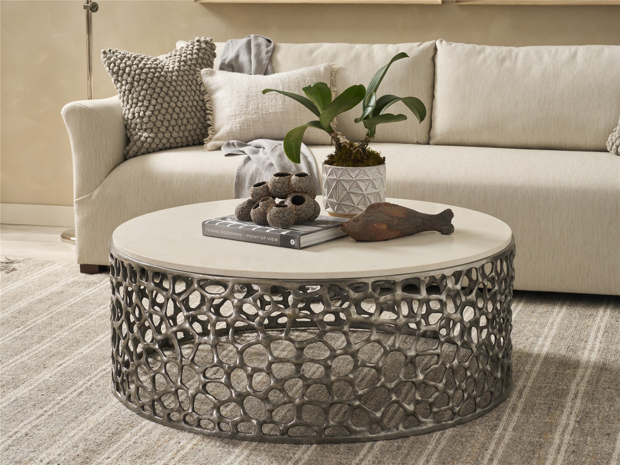 Oasis- Coastal Living Home Collection Coral Cocktail Table