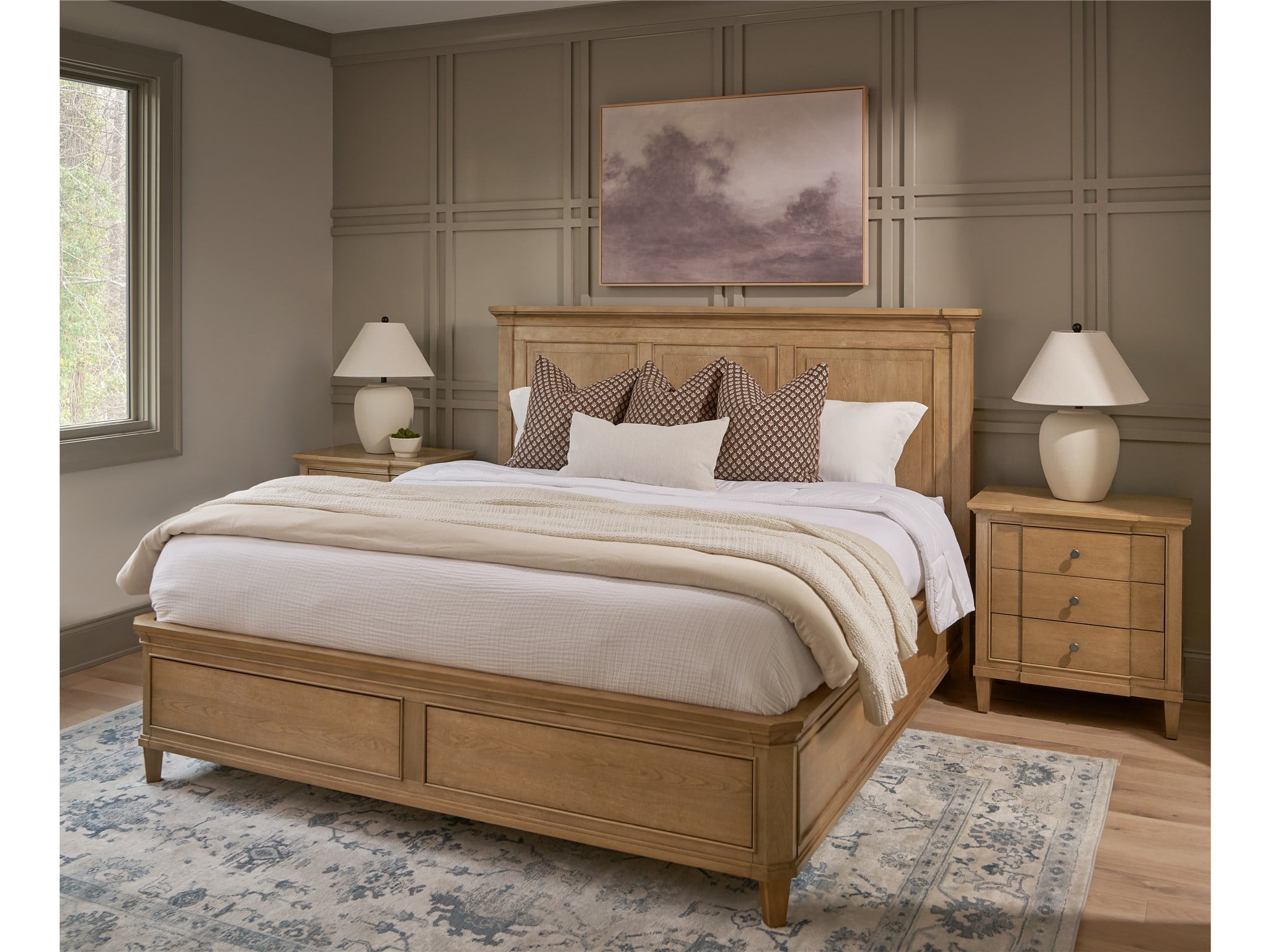 Birchaven Brindle Storage Bed Queen