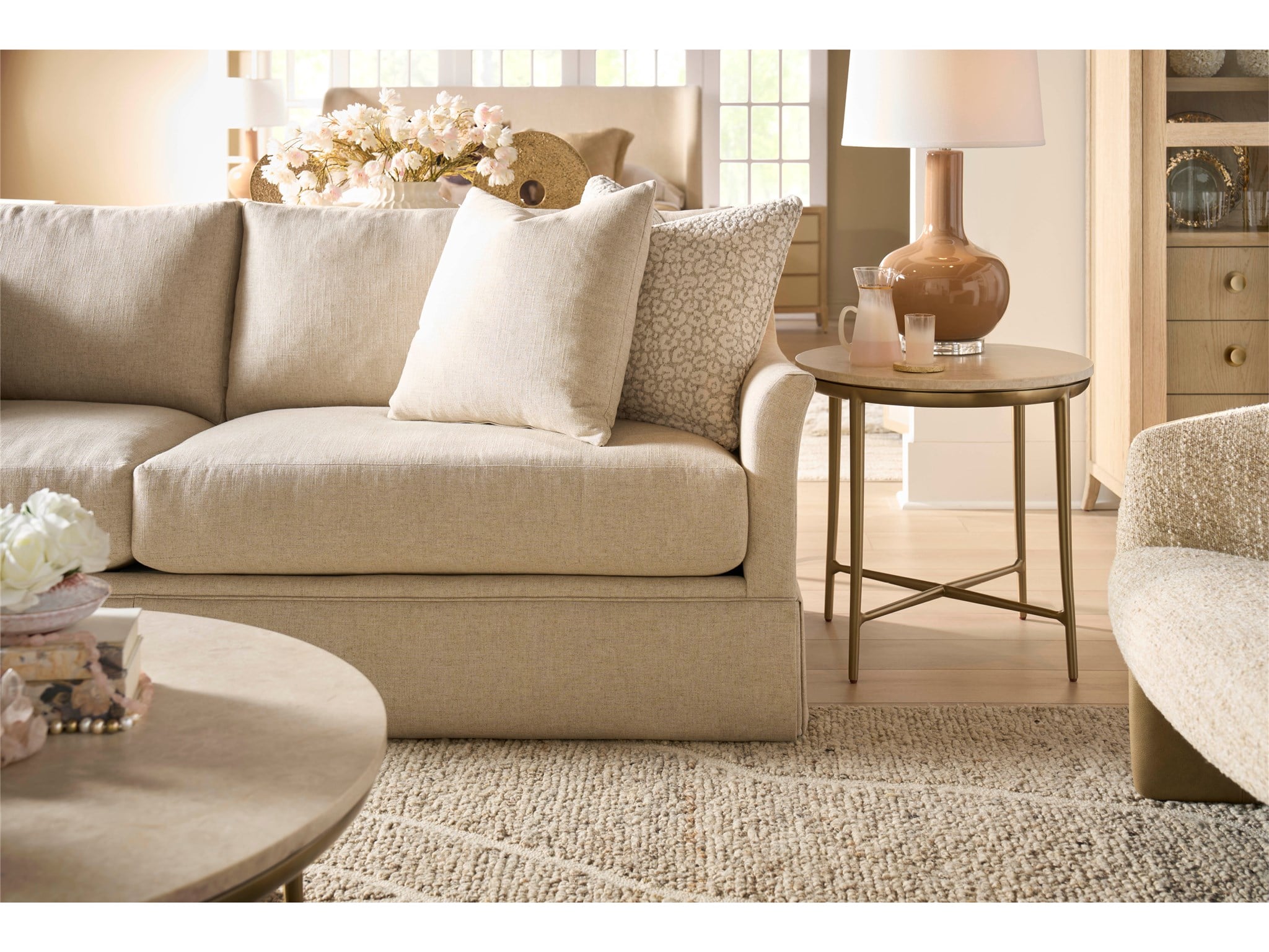 Madison Skirted Apartment Sofa - Special Order