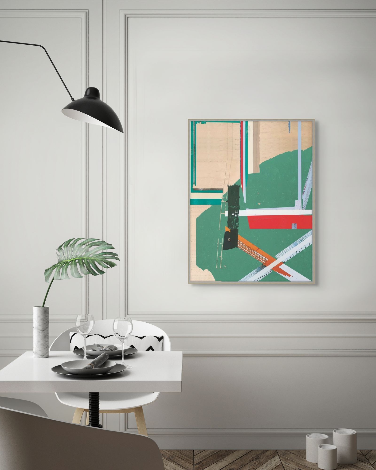 Amalgamation 1 in a room