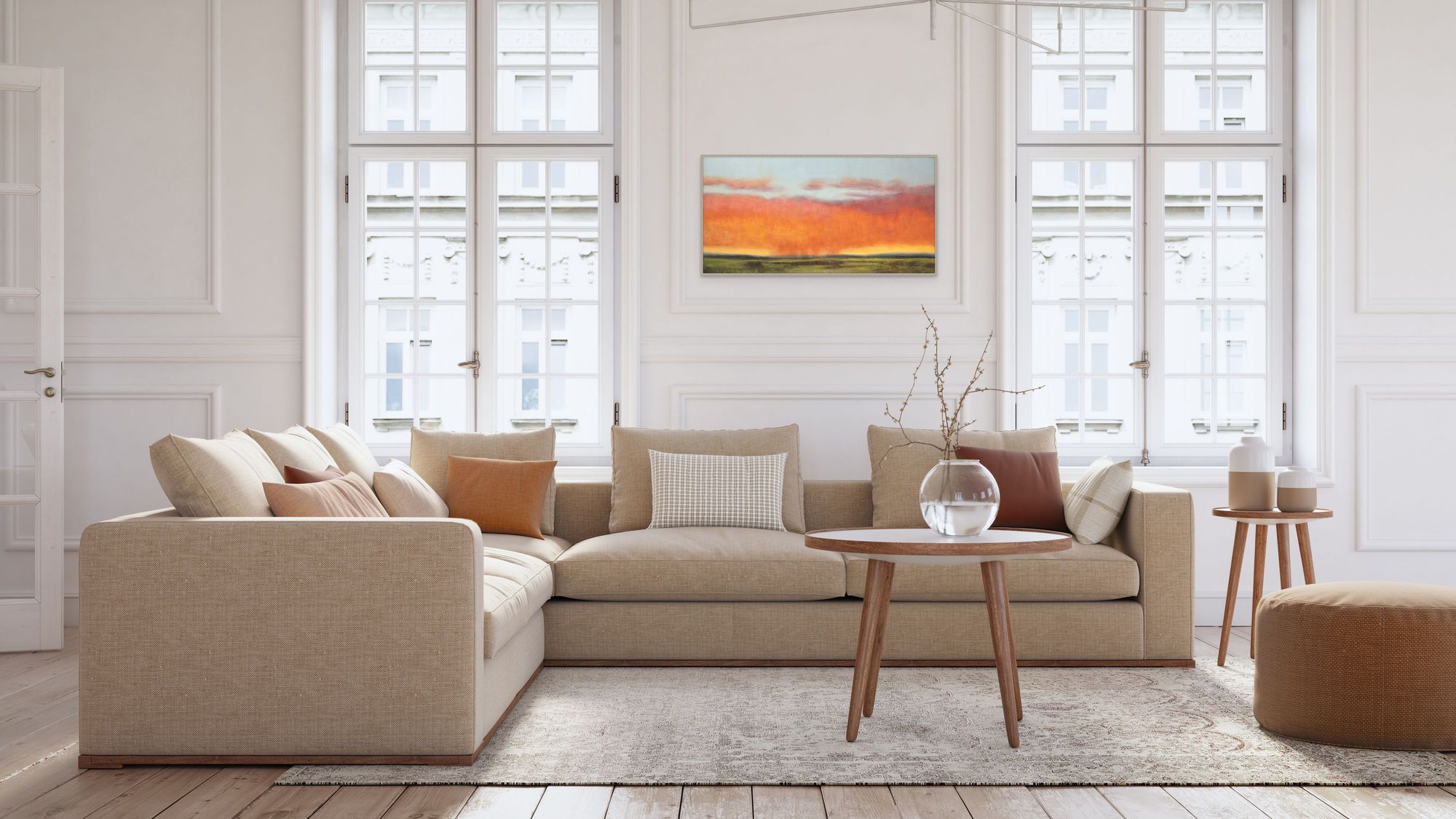Apricot 1 in a room