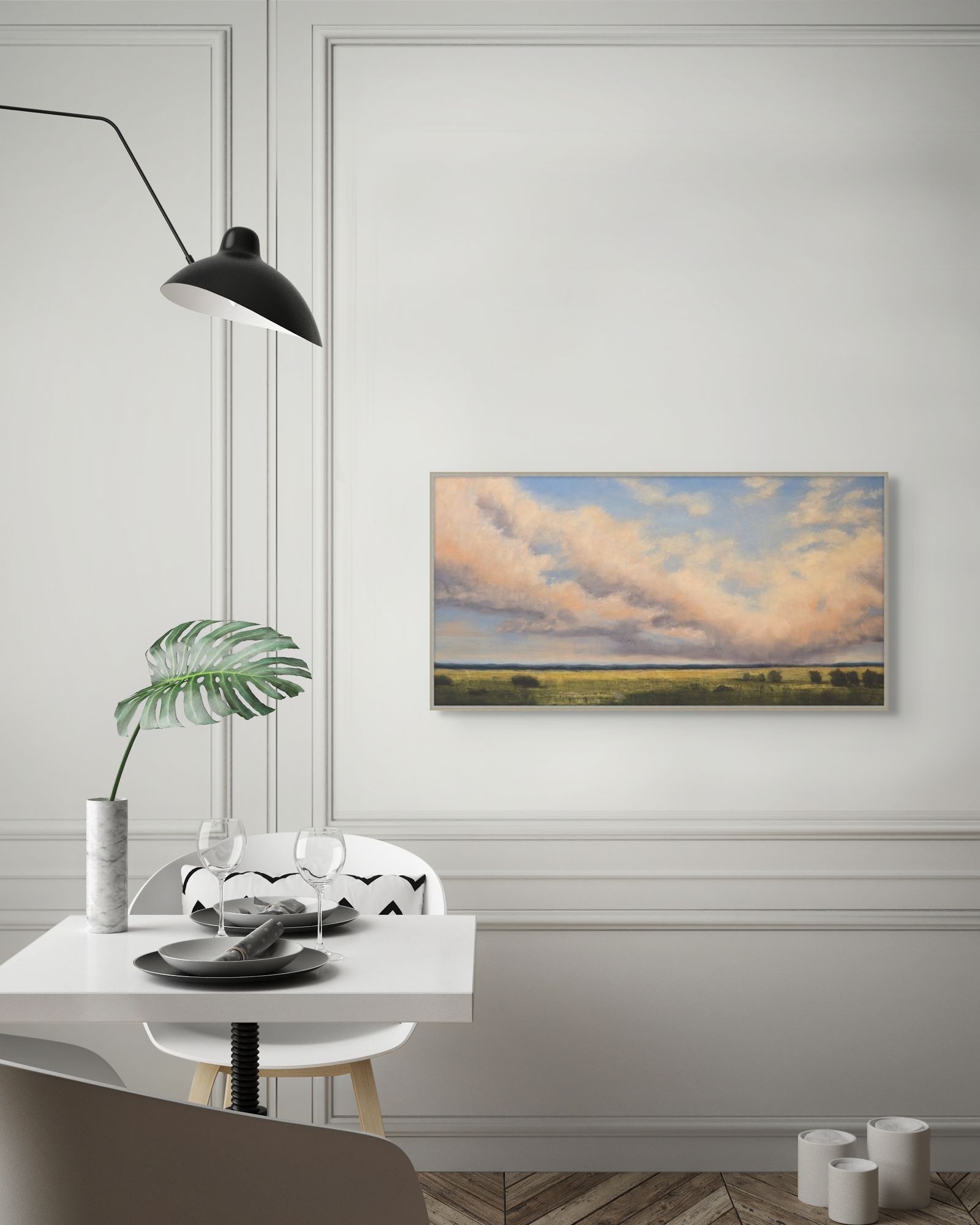 Cloud Tower 1 in a room