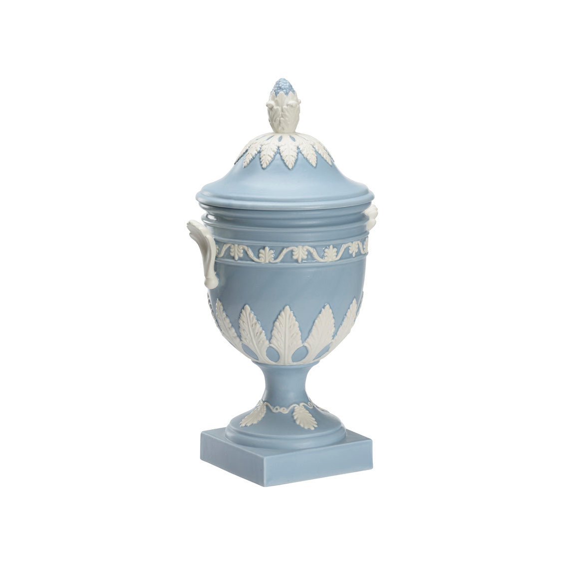 Wedgewood Urn - Blue/Gray in 16.5 / Ceramic/Porcelain - Chelsea House