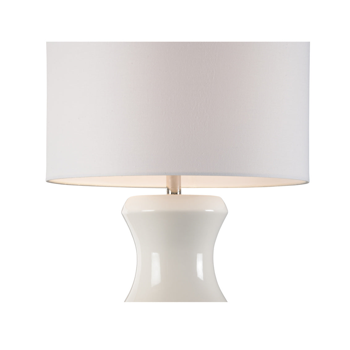 Shelbourne Lamp - White in 35.5 / Ceramic/Porcelain - Chelsea House