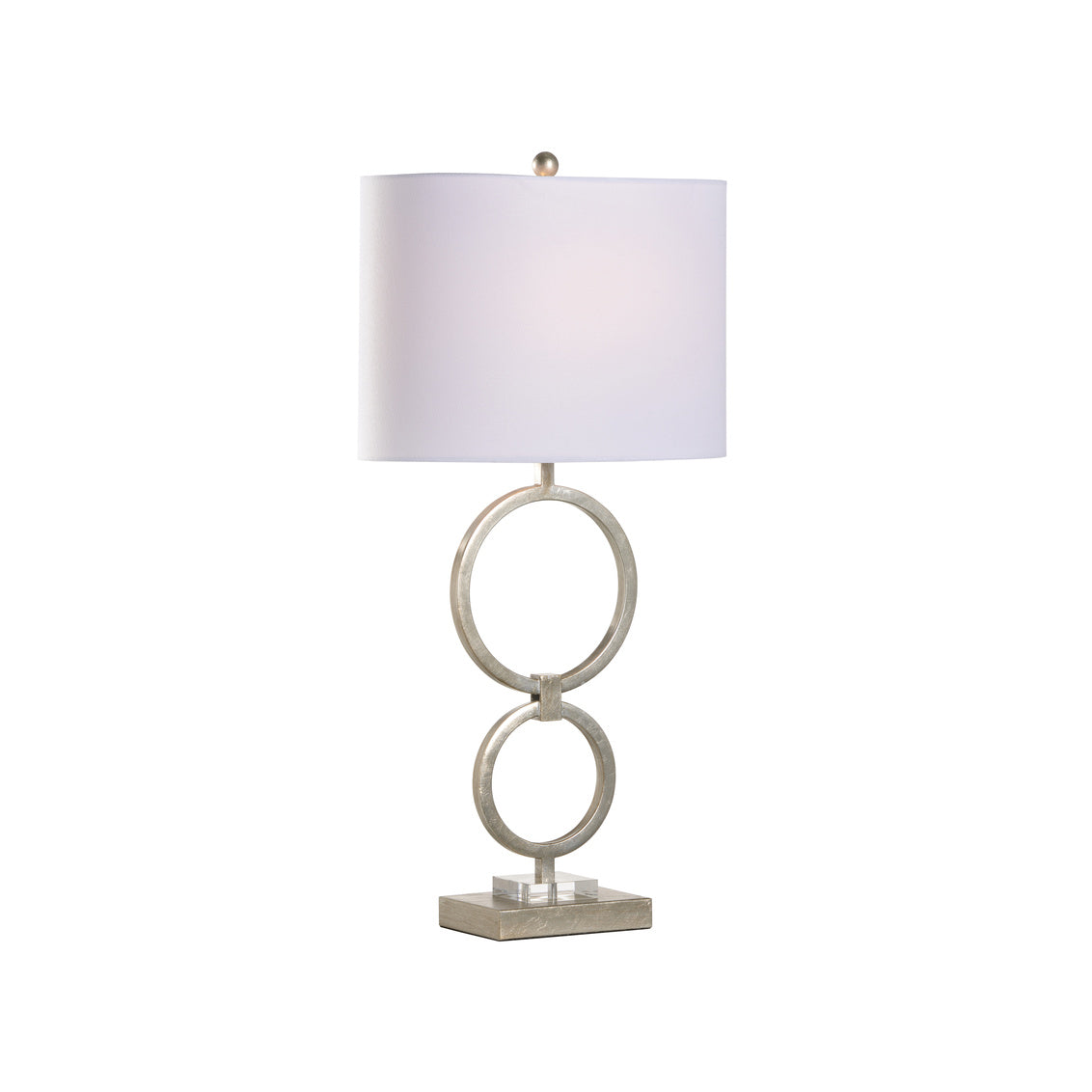 Silver Loop Lamp