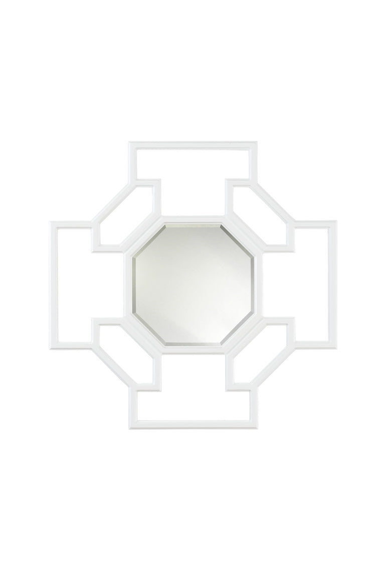 Harleigh Mirror - White in 31.5 / Wood - Chelsea House