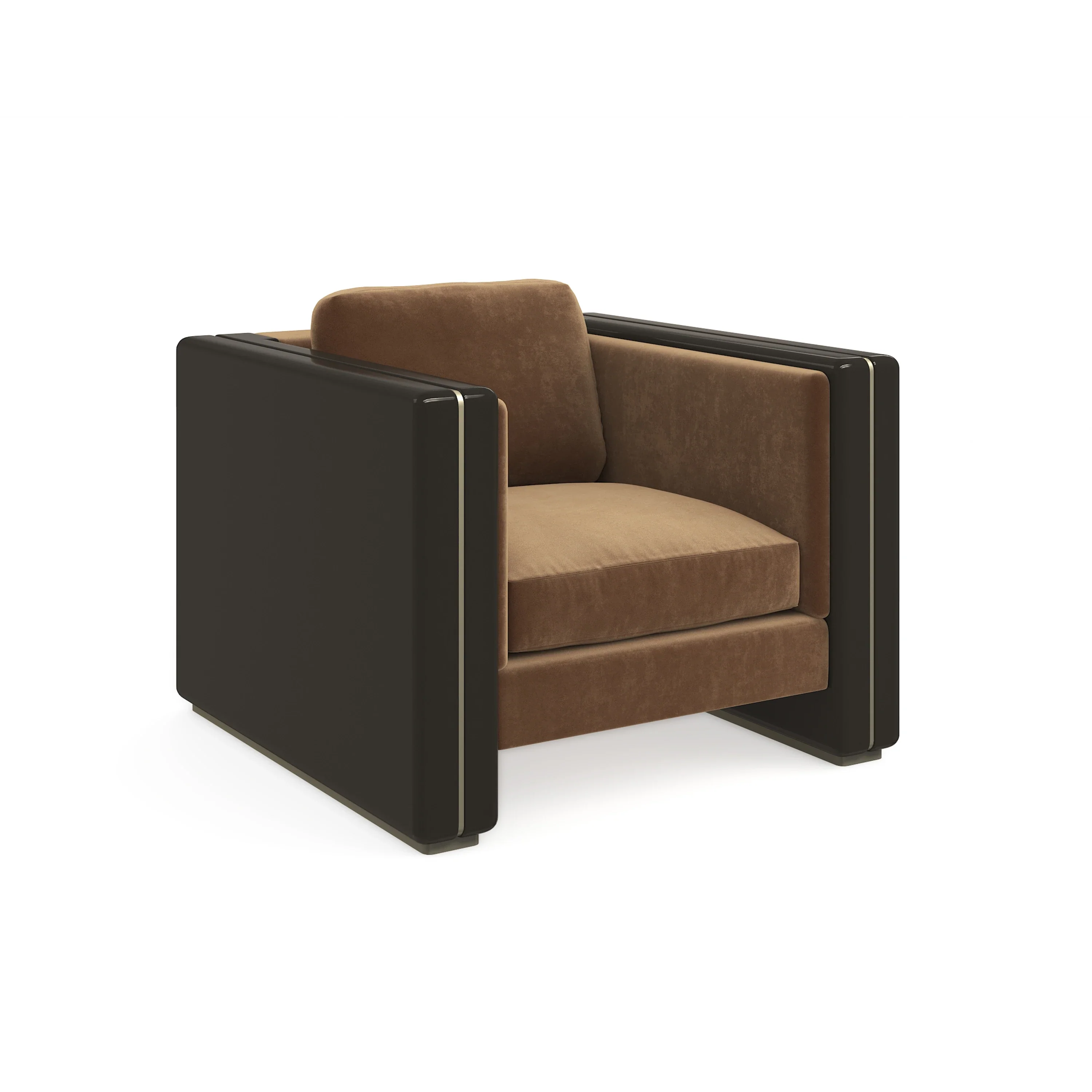 Gelee Chair - Chocolate – Accent Chairs by Caracole | Sutter & Vale