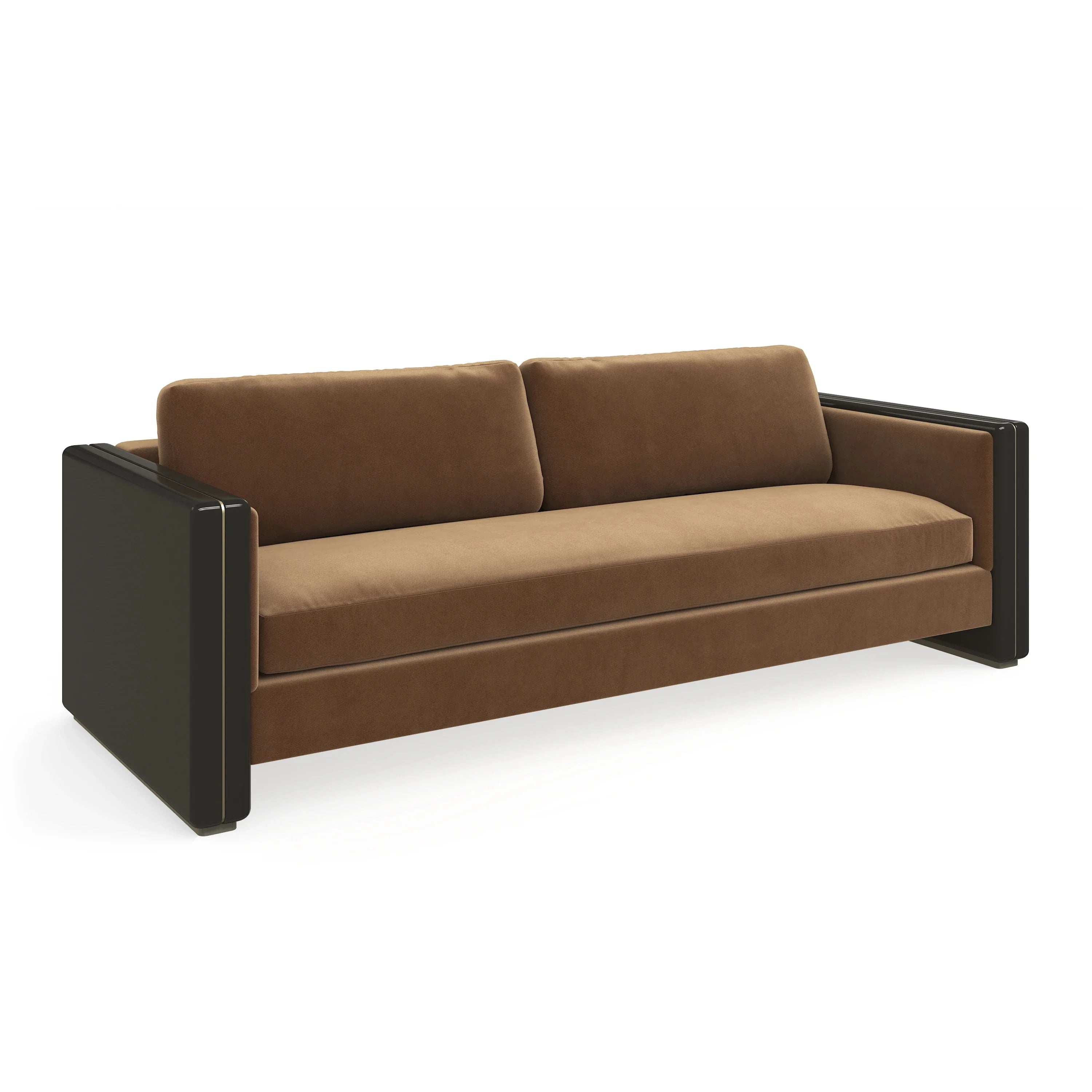Gelee Sofa - Chocolate – Sofas & Loveseats by Caracole | Sutter & Vale
