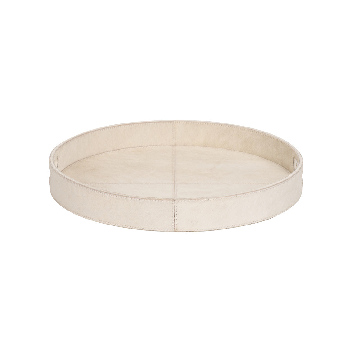 Round Hair on Hide Tray